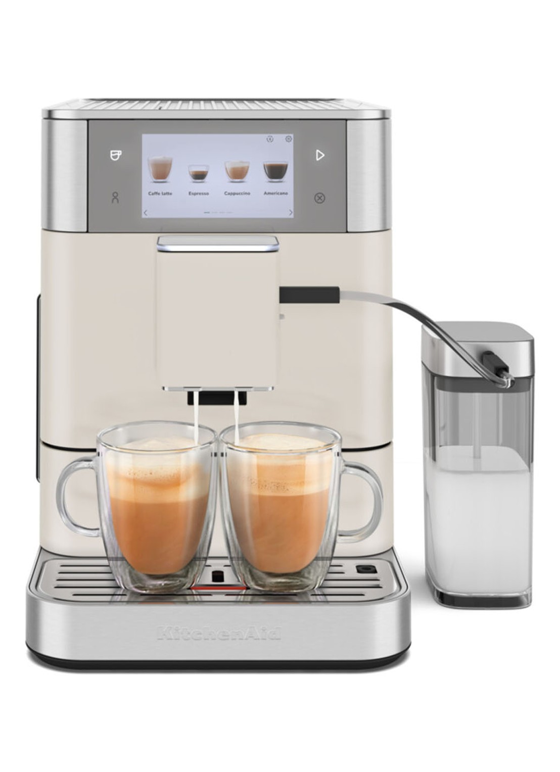 KitchenAid Volautomatische espressomachine KF8 - voorkant 7 vanillegeel