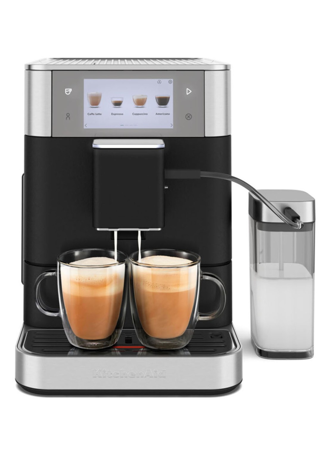 KitchenAid Volautomatische espressomachine KF8 - voorkant 7 zwart