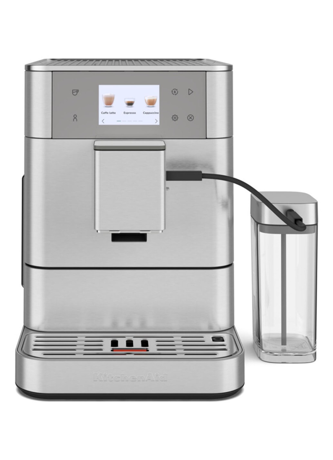 KitchenAid Volautomatische espressomachine - achterkant metallic