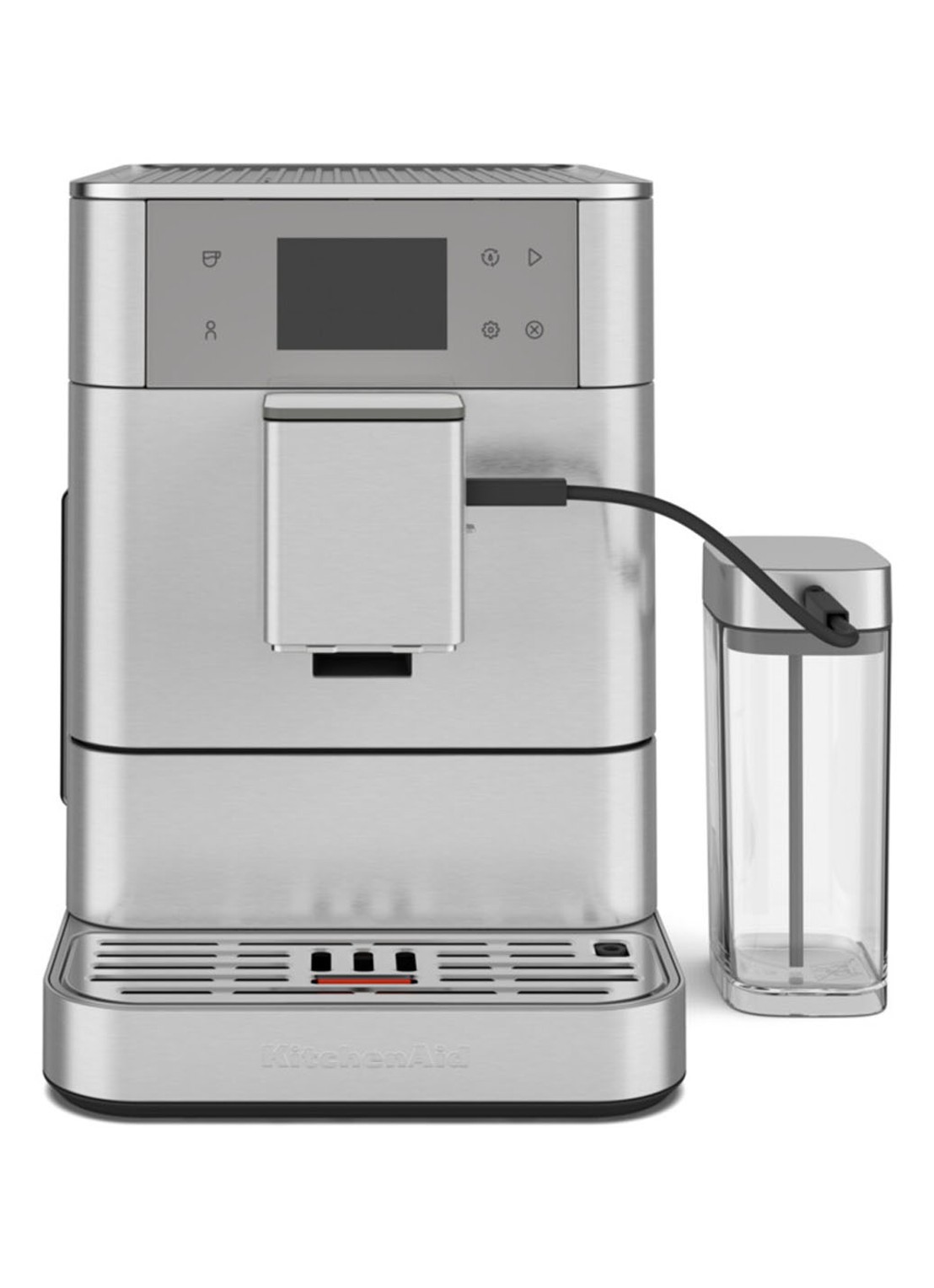 KitchenAid Volautomatische espressomachine - voorkant 7 metallic