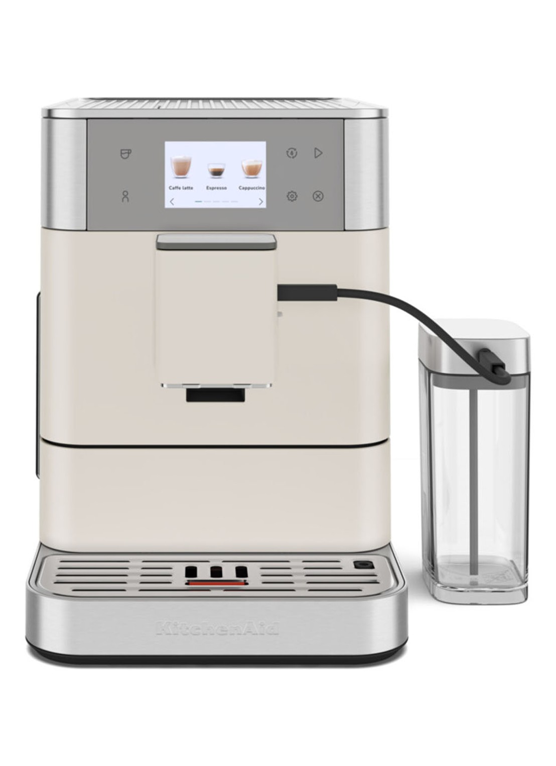 KitchenAid Volautomatische espressomachine - achterkant wit