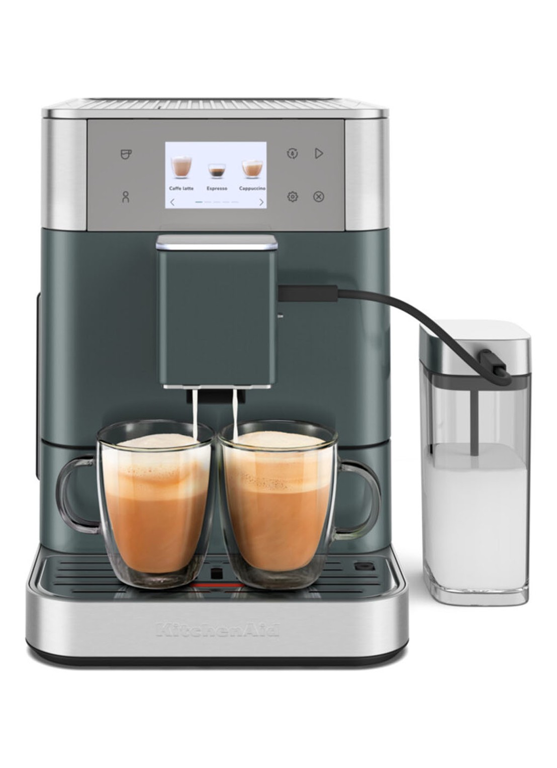 KitchenAid Volautomatische espressomachine - voorkant 3 groen