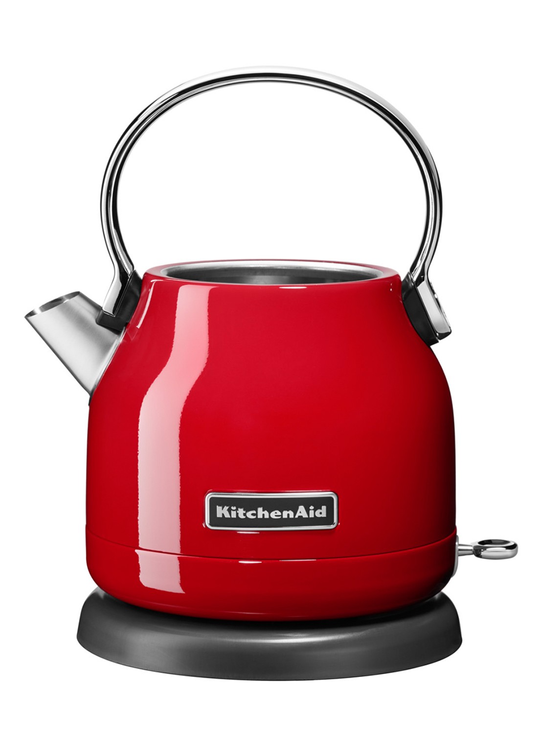 KitchenAid Waterkoker 1,25 liter 5KEK1222 - Keizerrood - detail steenrood