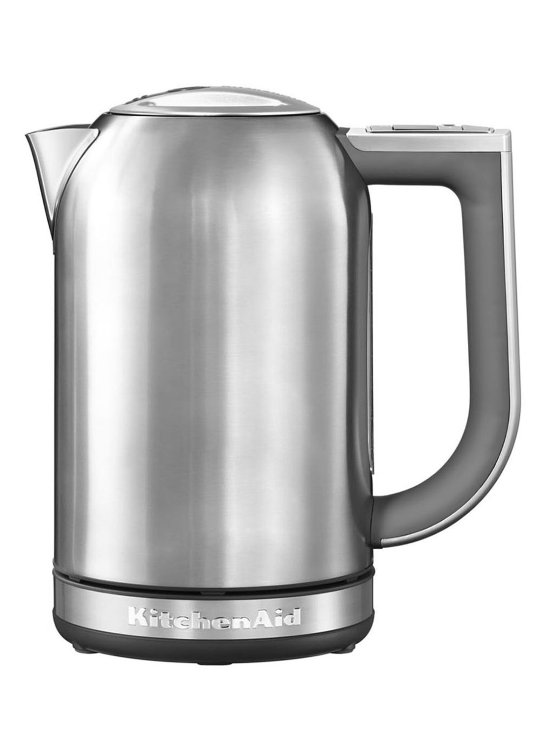 KitchenAid Waterkoker 1,7 liter 5KEK1722 - Roestvrij Staal - voorkant zilver
