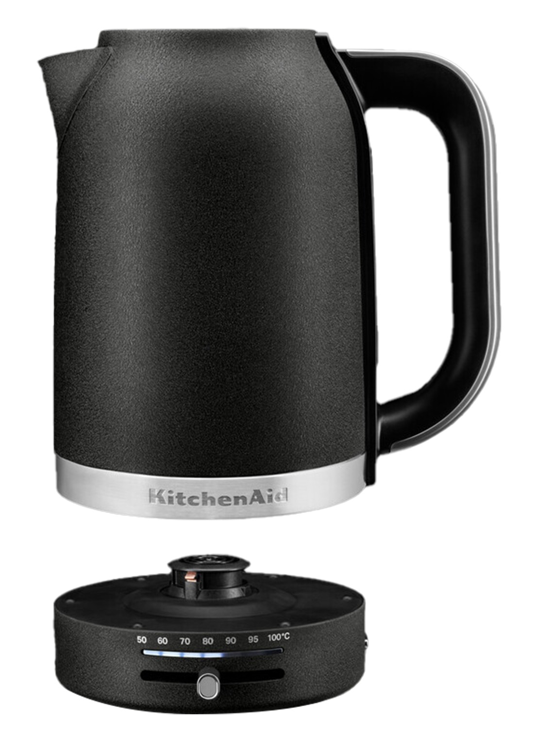 KitchenAid Waterkoker met temperatuurregeling 1,7 liter - detail 5 zwart