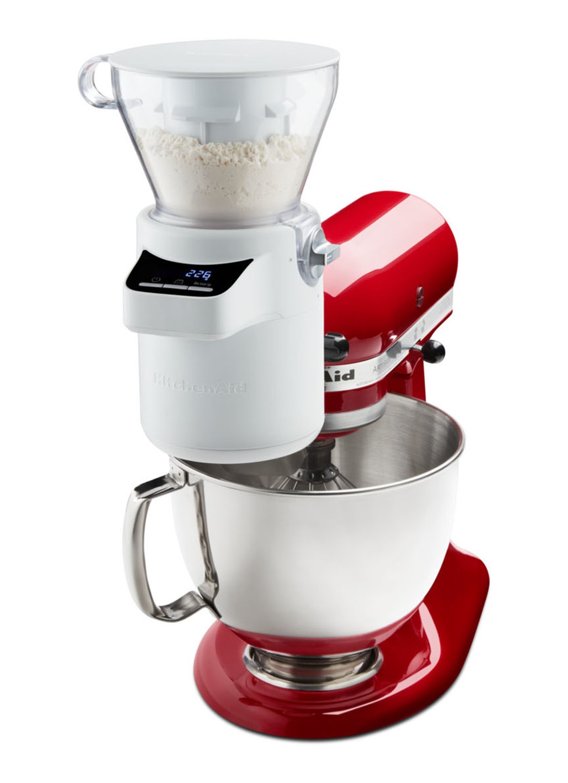 KitchenAid Zeef met weegschaal voor keukenmachine 5KSMSFTA - detail 3 wit