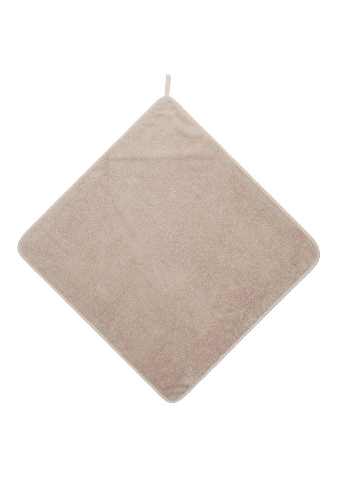 Koeka Dijon badcape 100 x 100 cm - detail 2 beige