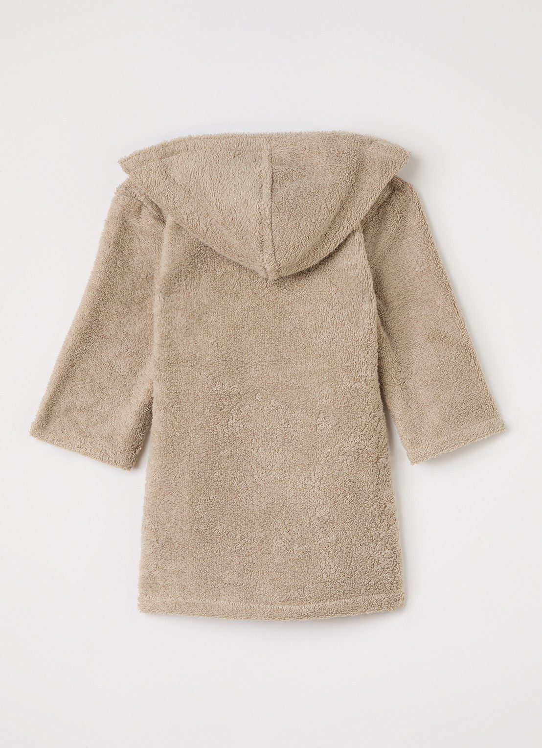 Koeka Dijon Daily badjas met capuchon - achterkant 5 beige