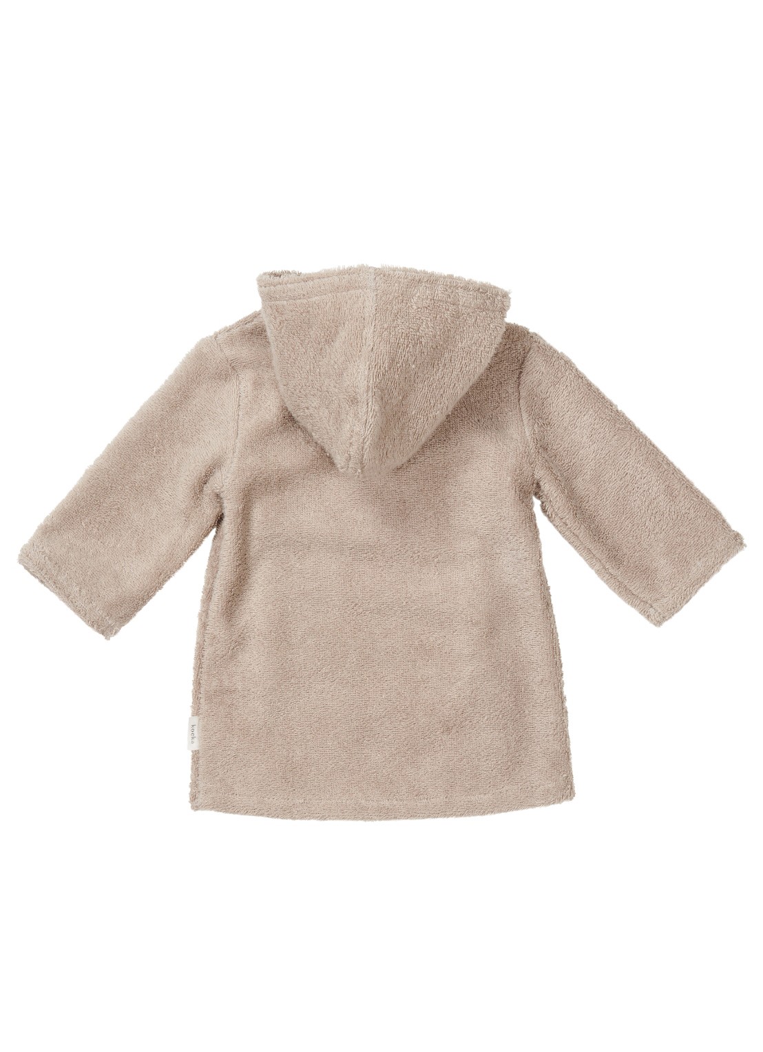 Koeka Dijon Daily badjas met capuchon - detail beige
