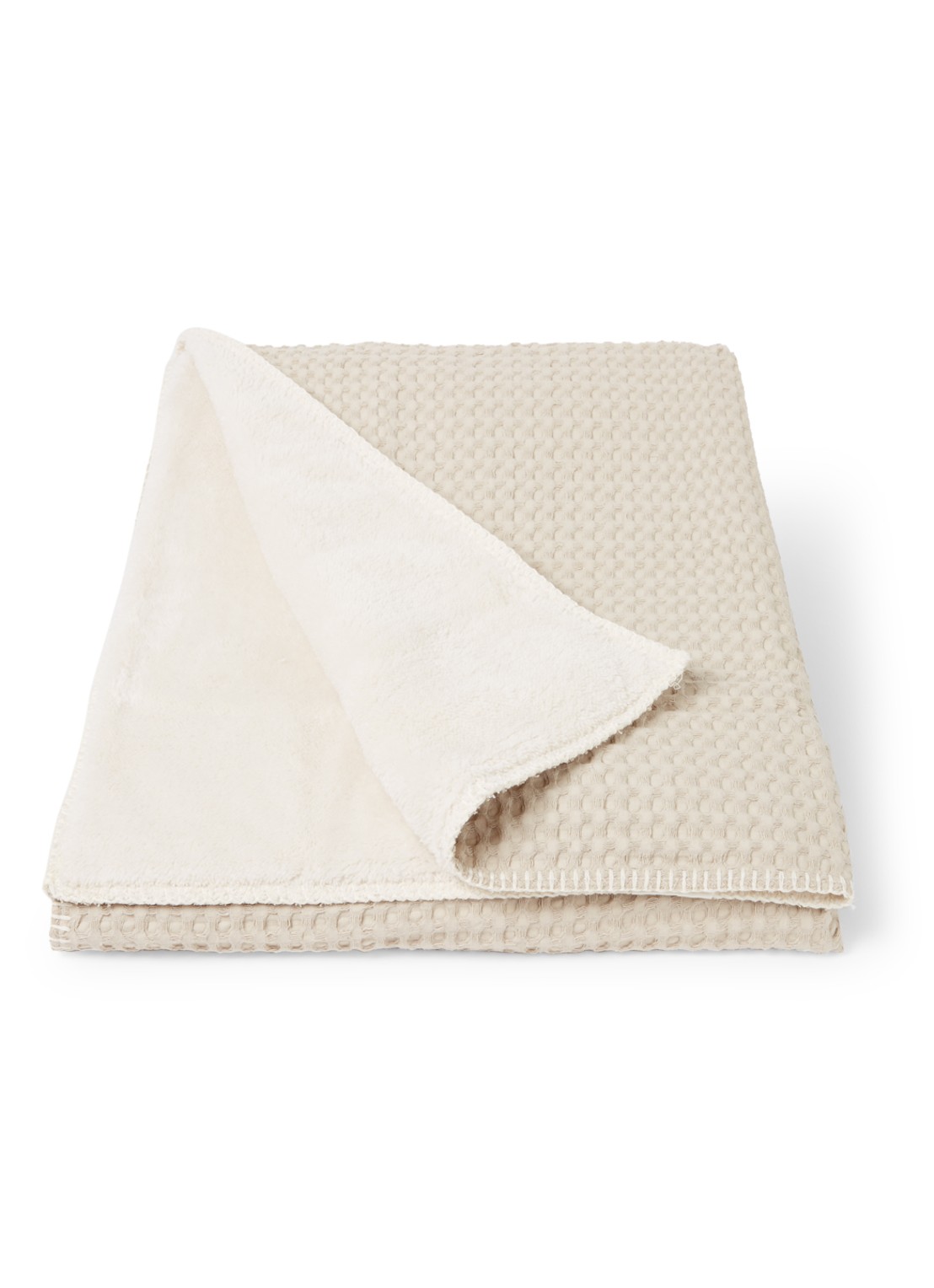 Koeka Oslo wiegdeken 75 x 100 cm - voorkant 3 beige