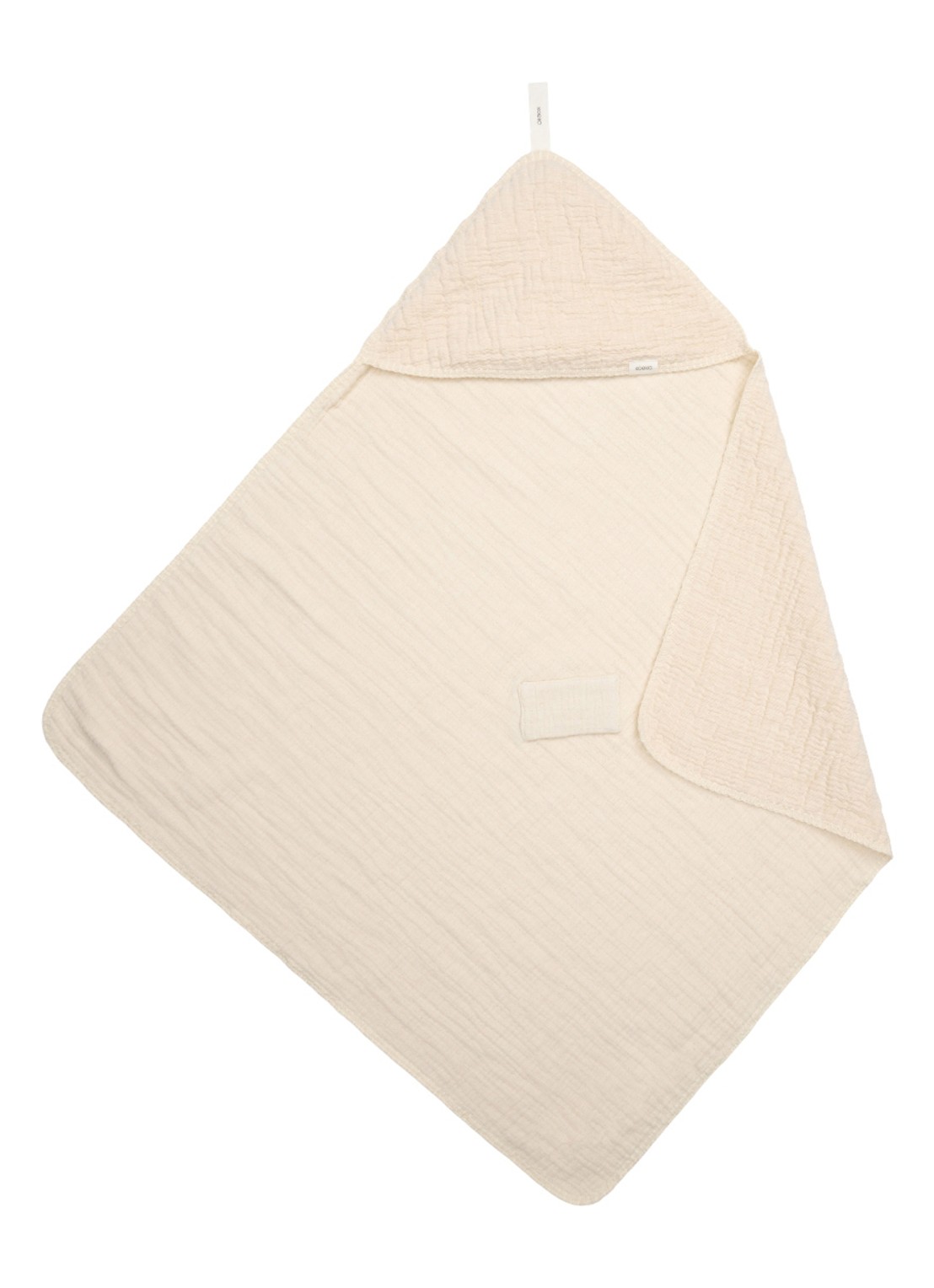 Koeka Rivoli omslagdoek 100 x 100 cm - voorkant 3 gebroken wit