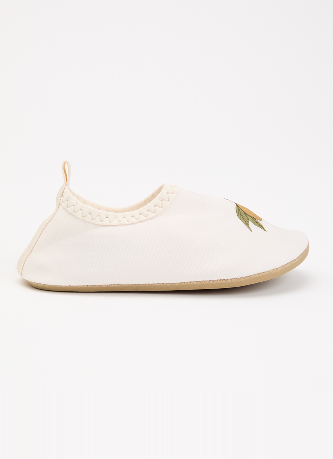 Konges Sløjd Aster waterschoenen met print - voorkant 2 creme