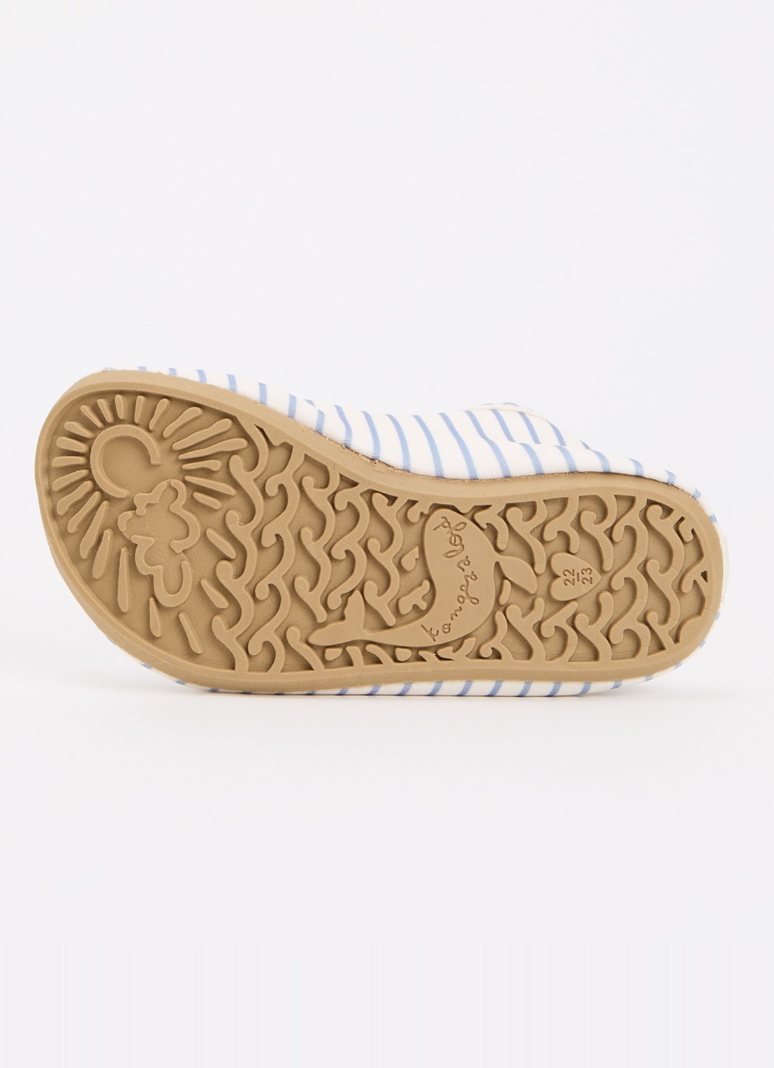 Konges Sløjd Aster waterschoenen met print - detail 3 blauw