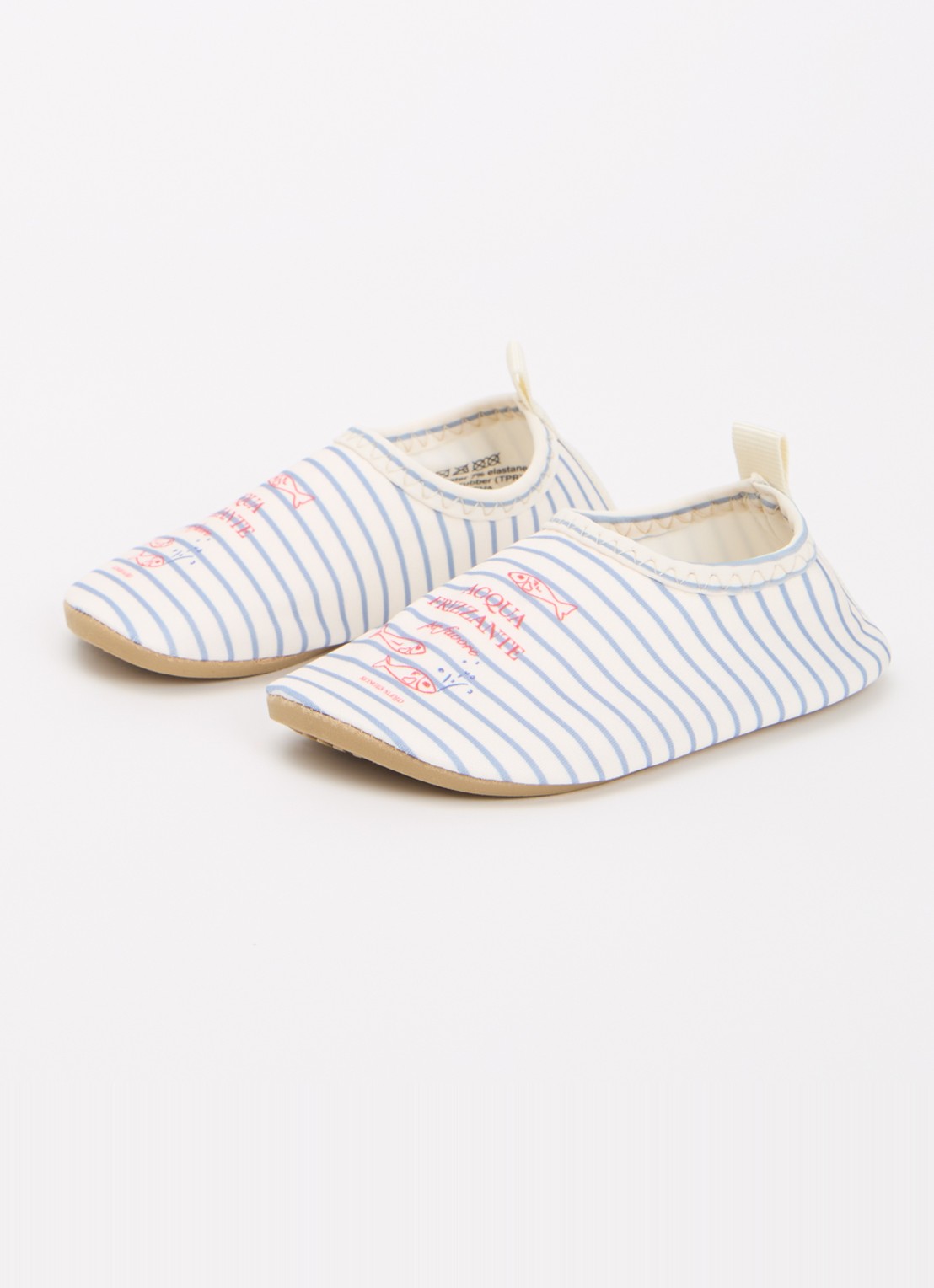 Konges Sløjd Aster waterschoenen met print - voorkant 2 blauw