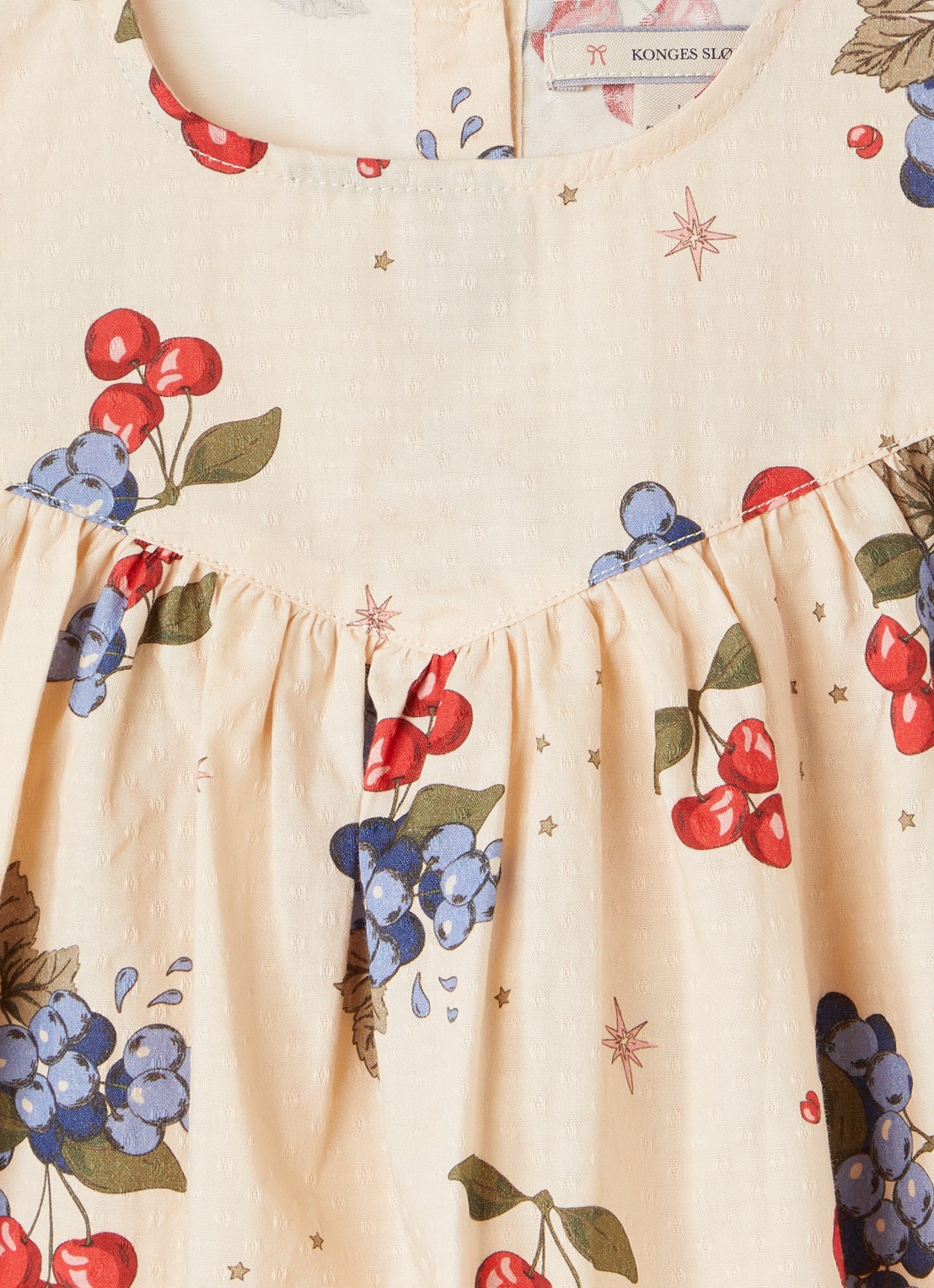Konges Sløjd Avi blouse met print - detail lichtroze