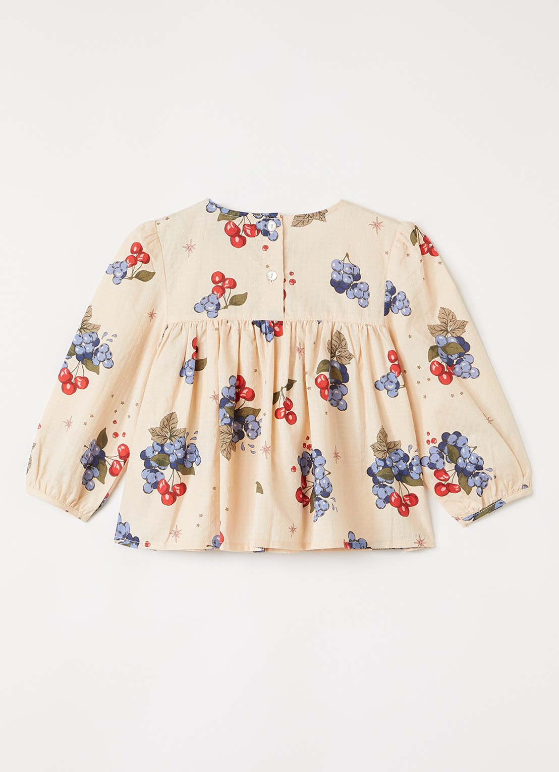 Konges Sløjd Avi blouse met print - voorkant 3 lichtroze