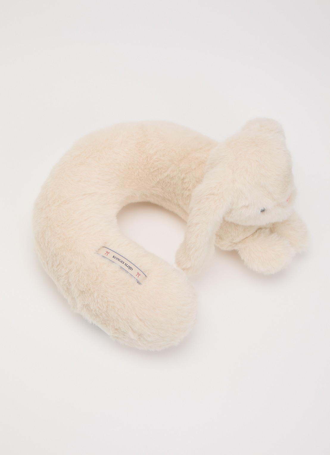 Konges Sløjd Bunny nekkussen knuffel 25 cm  - voorkant 2 beige