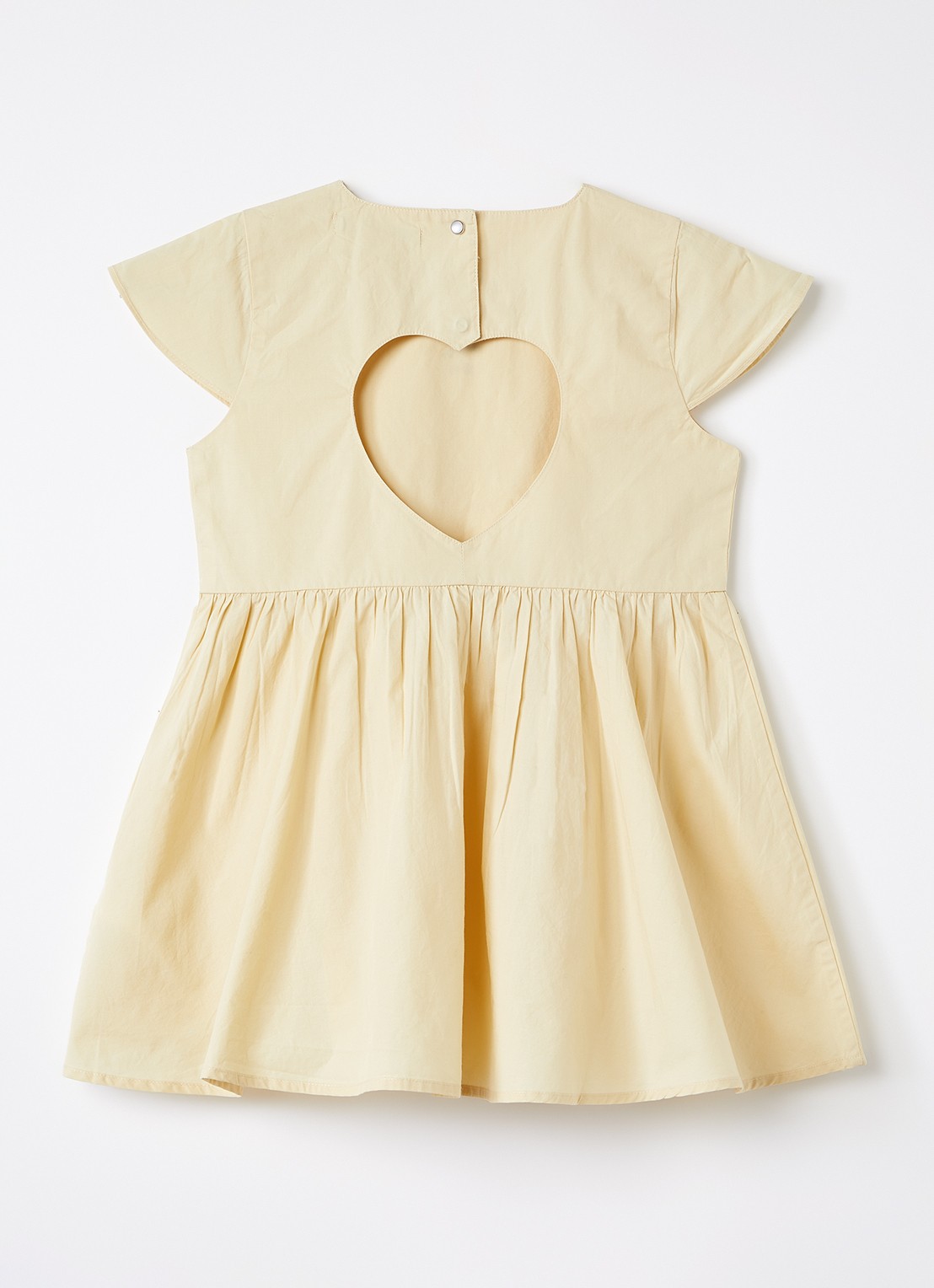 Konges Sløjd Hearly jurk met print - voorkant 3 beige