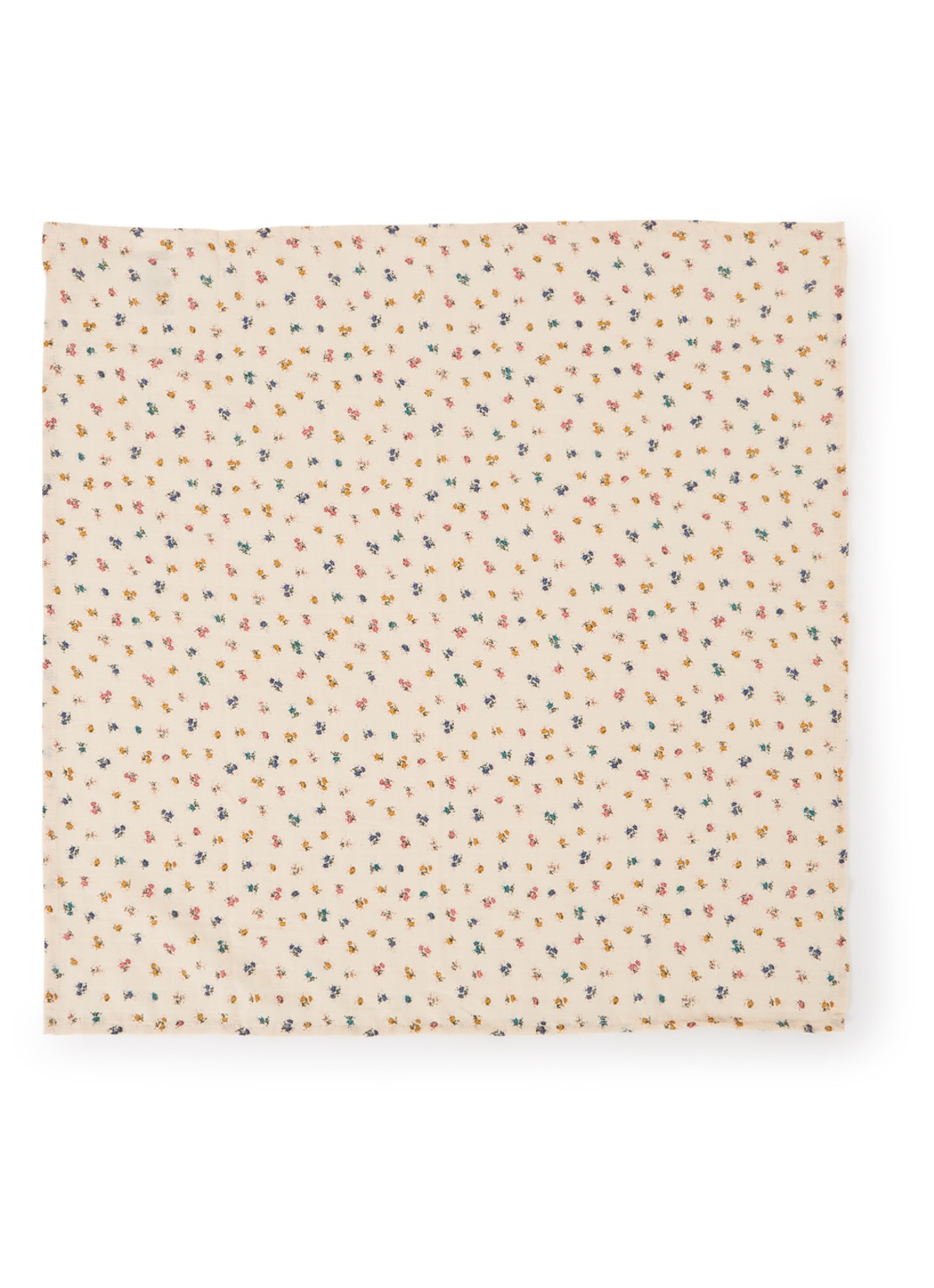Konges Sløjd  hydrofiele doek van  katoen 65 x 65 cm set van 3 - voorkant 2 zalmroze