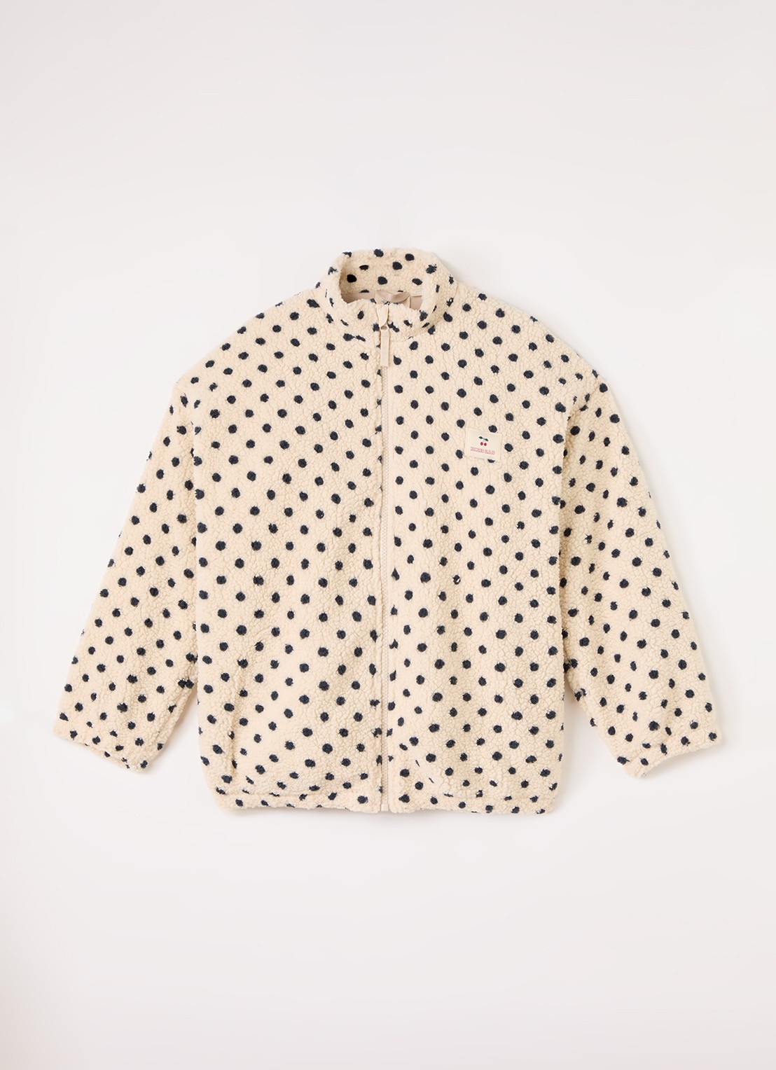 Konges Sløjd Jack van teddy met stippenprint - voorkant 2 beige