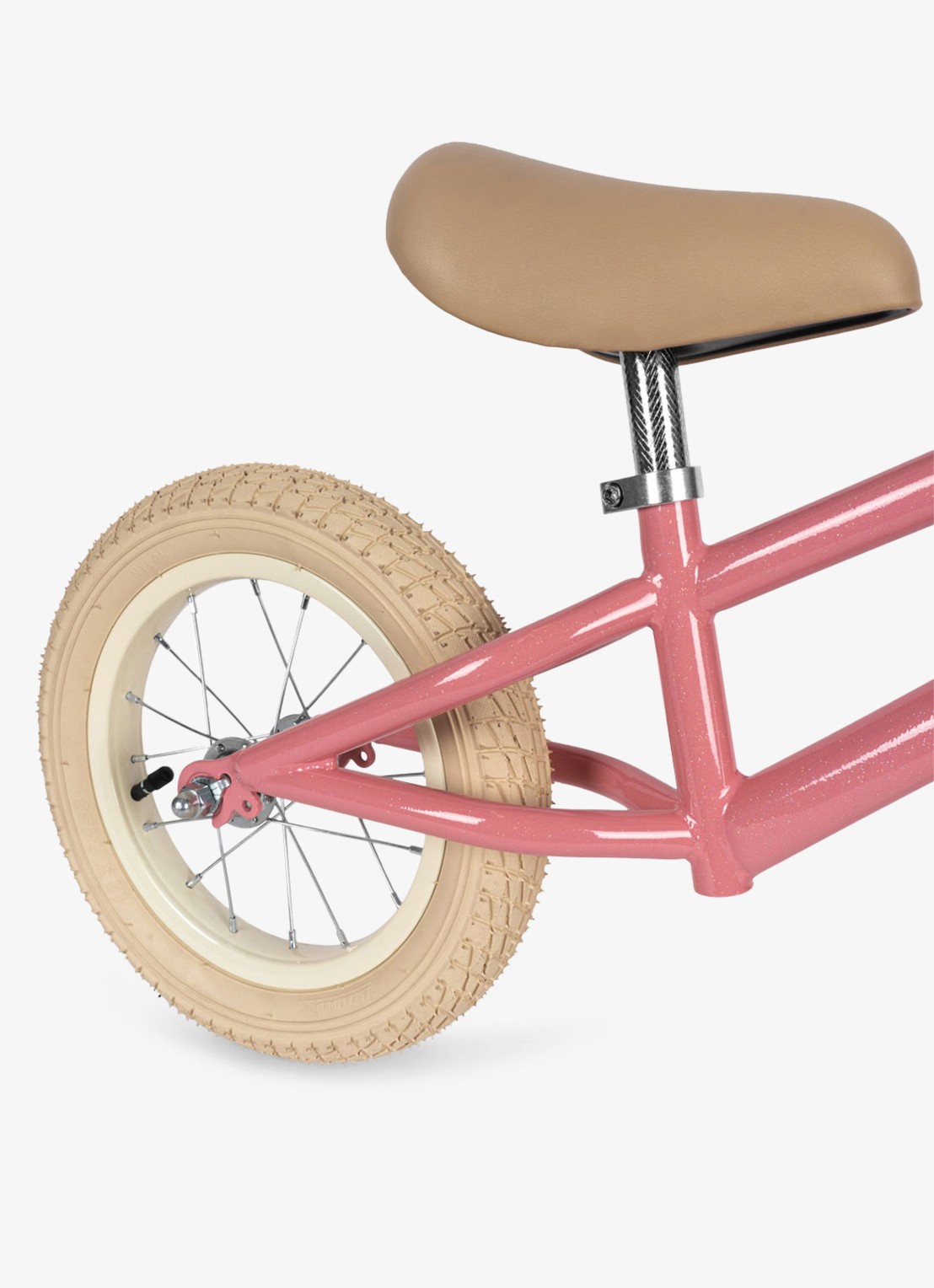 Konges Sløjd Kinderfiets met glitter - detail 3 roze