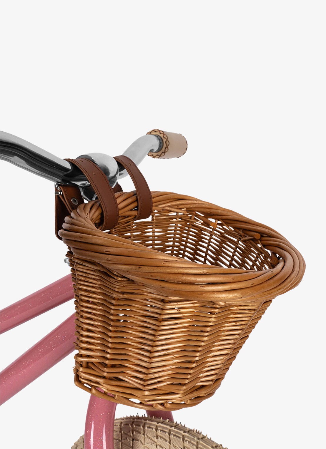 Konges Sløjd Kinderfiets met glitter - detail 5 roze