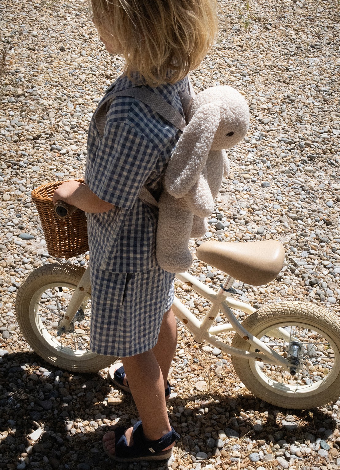Konges Sløjd Kinderfiets met print - voorkant 6 beige