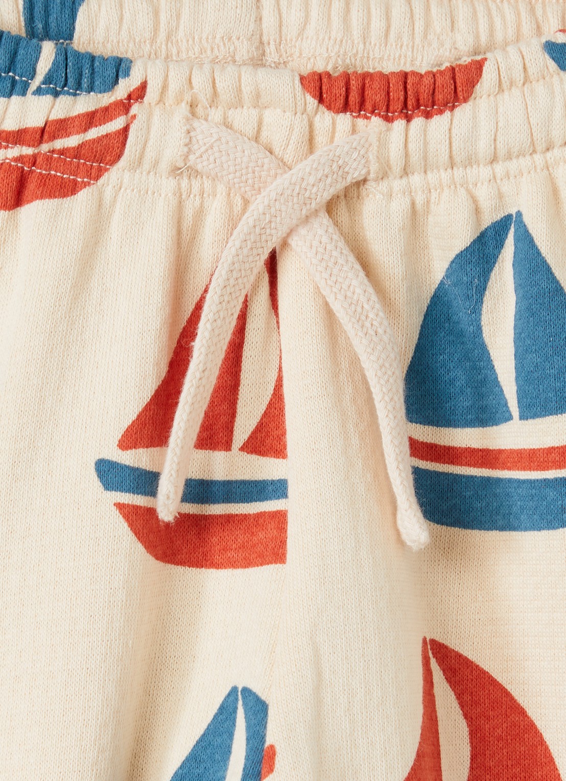 Konges Sløjd Loopy Lou tapered fit joggingbroek met print - detail 4 beige