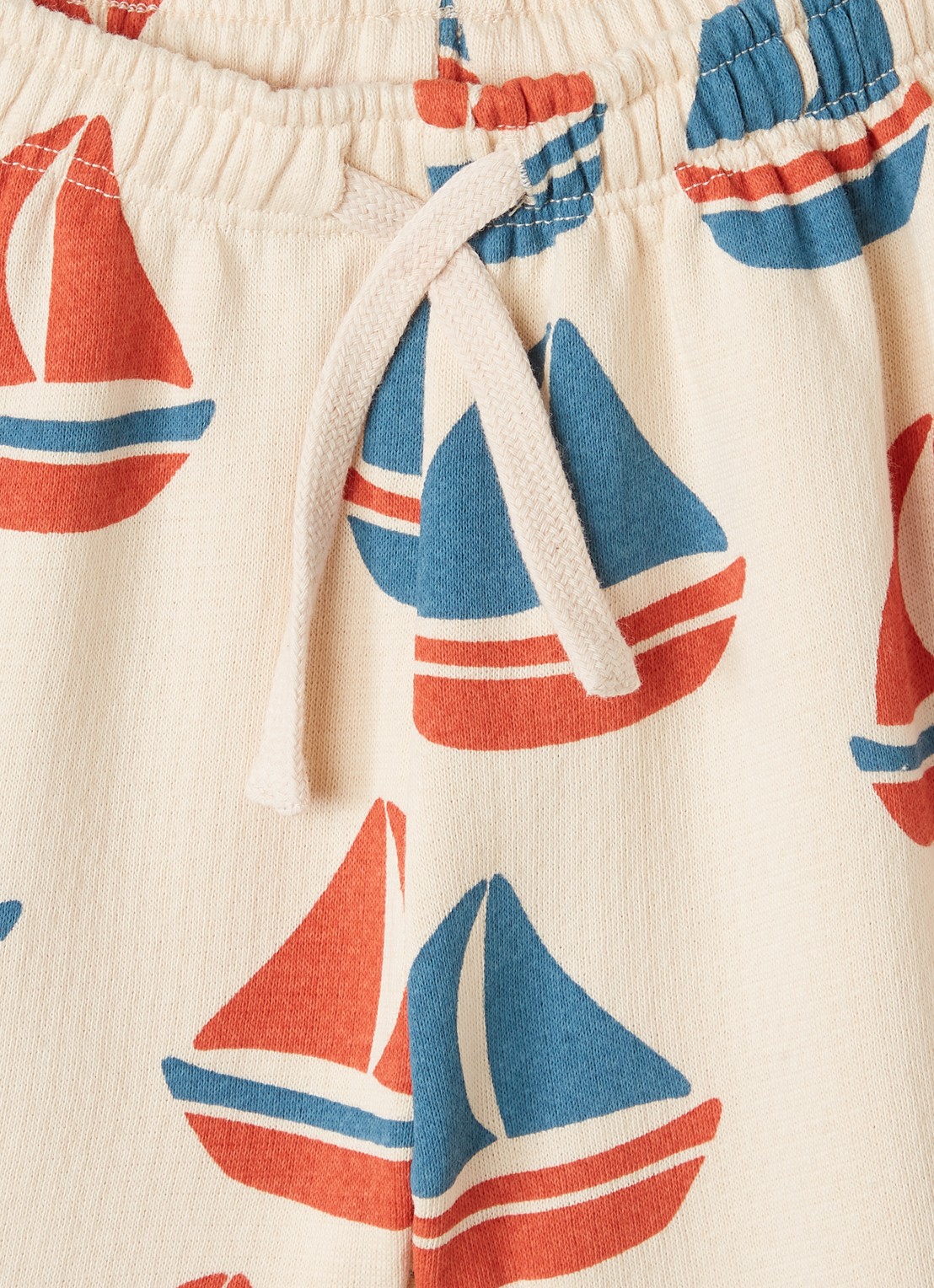 Konges Sløjd Loopy Lou tapered fit joggingbroek met print - detail 5 beige