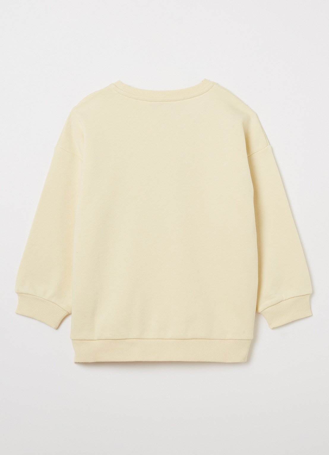 Konges Sløjd Lou sweater met pailletten - voorkant 3 creme