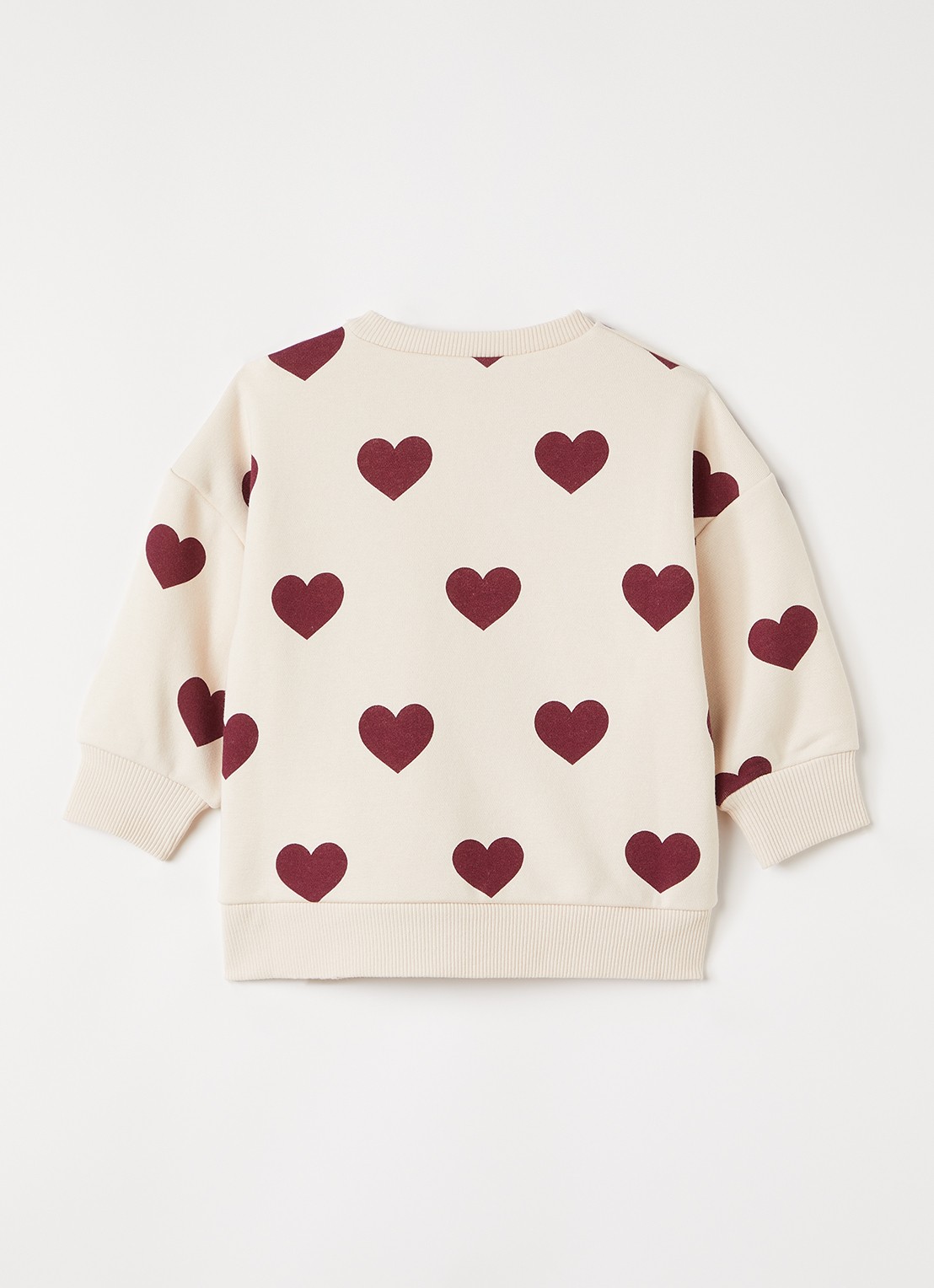 Konges Sløjd Lou sweater met print - voorkant 3 lichtroze
