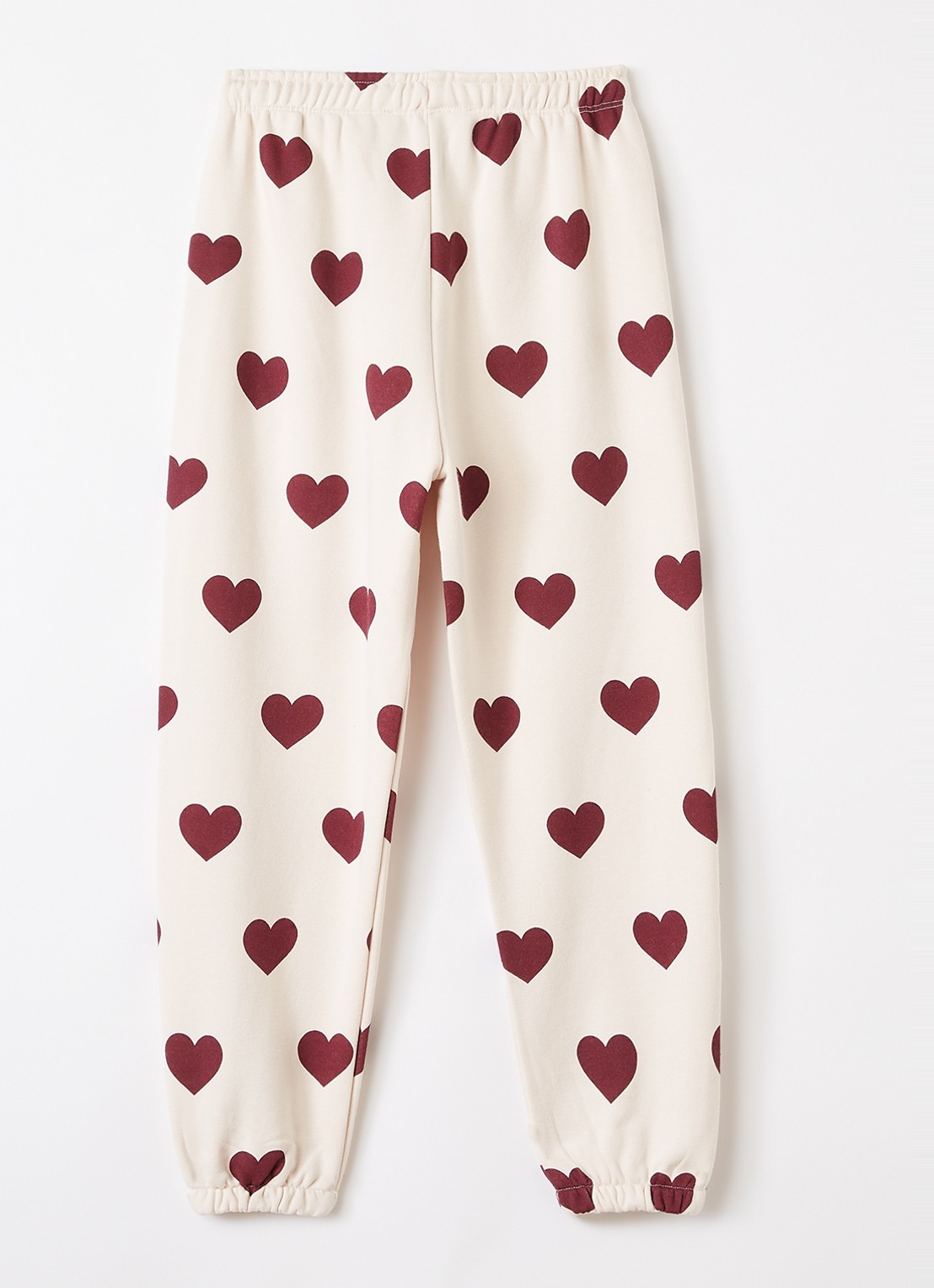 Konges Sløjd Lou tapered fit joggingbroek met print - voorkant 3 paars