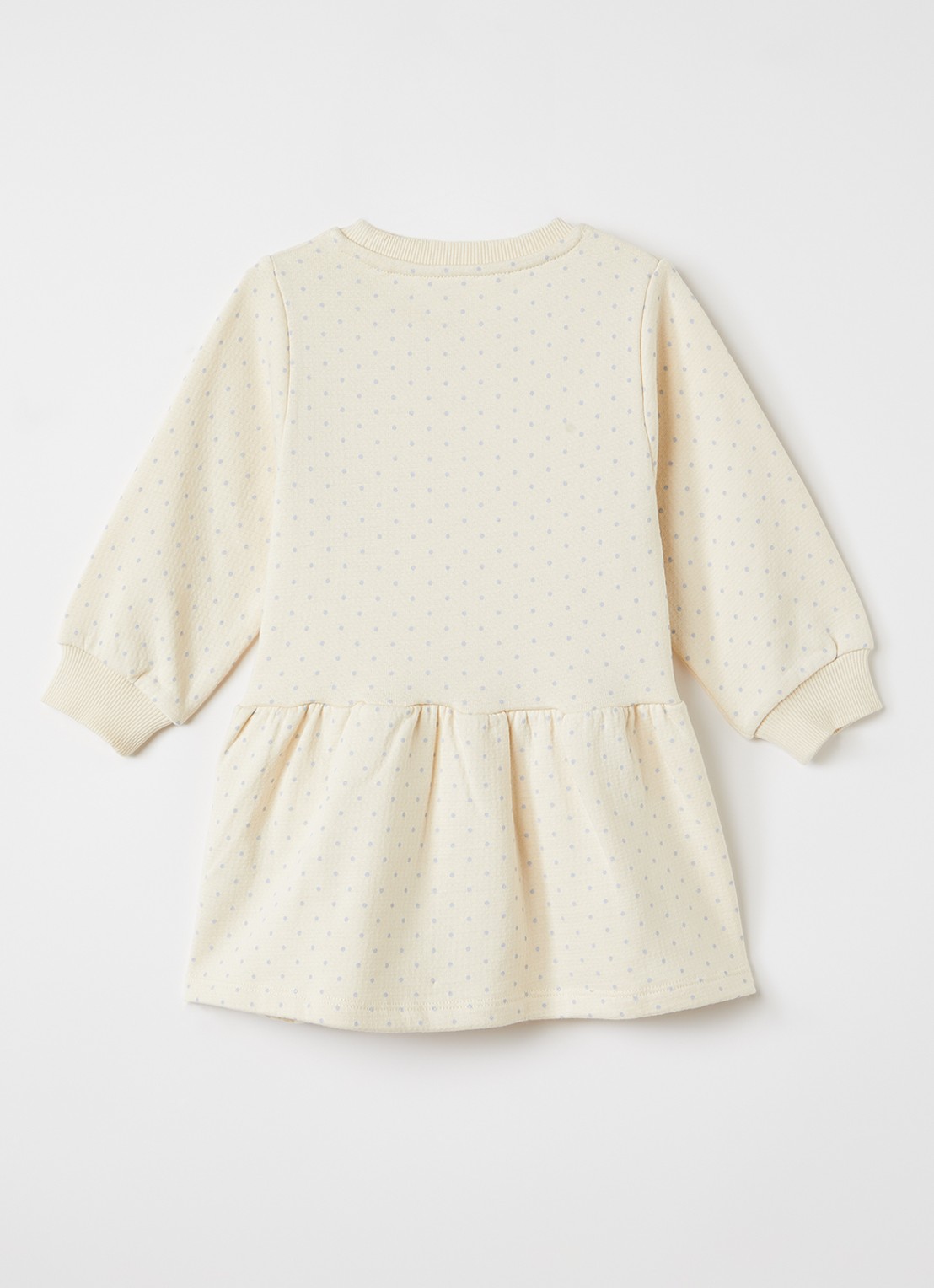 Konges Sløjd Loupy jurk met print - voorkant 2 beige