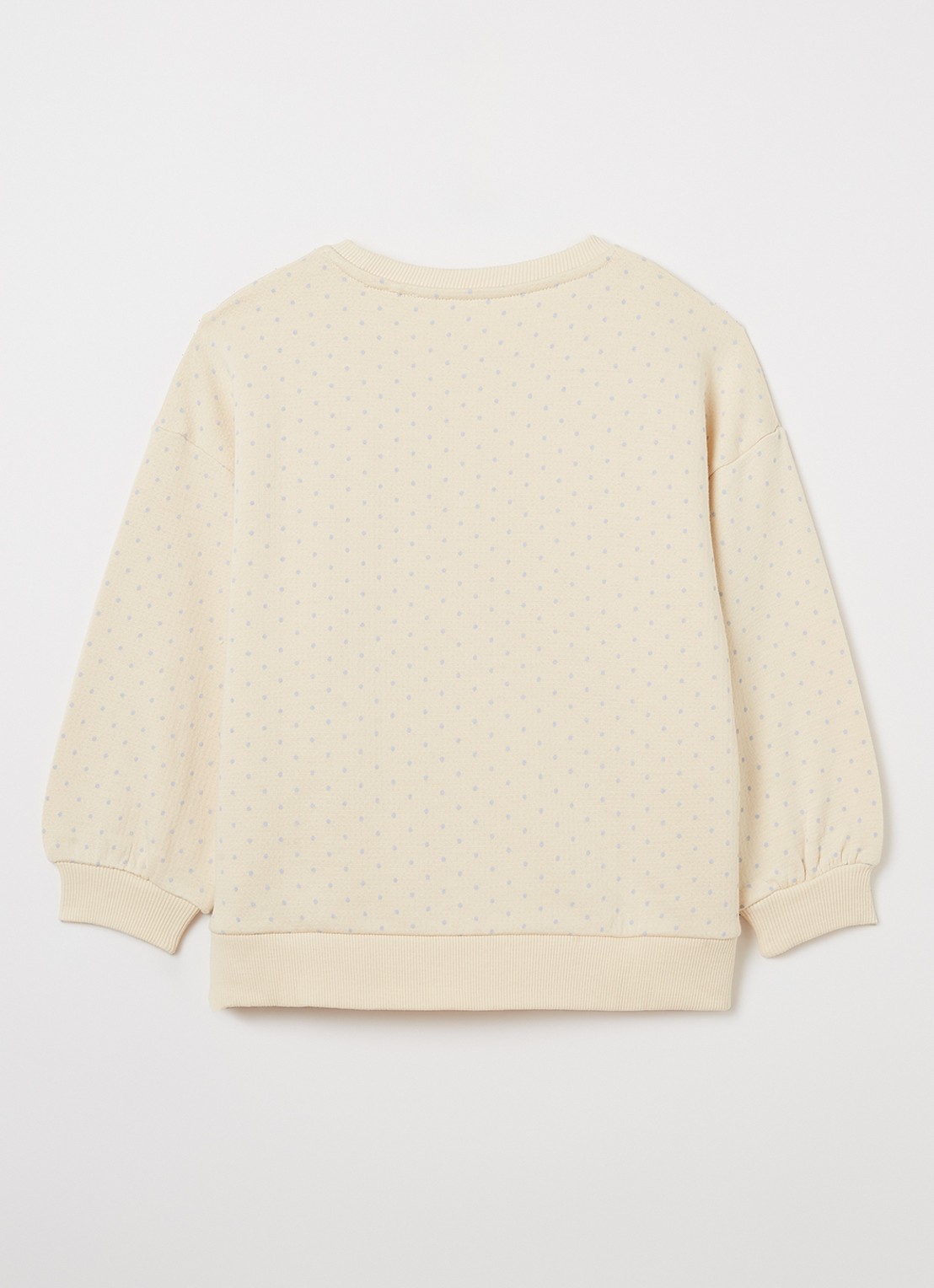 Konges Sløjd Loupy sweater met print - voorkant 4 creme