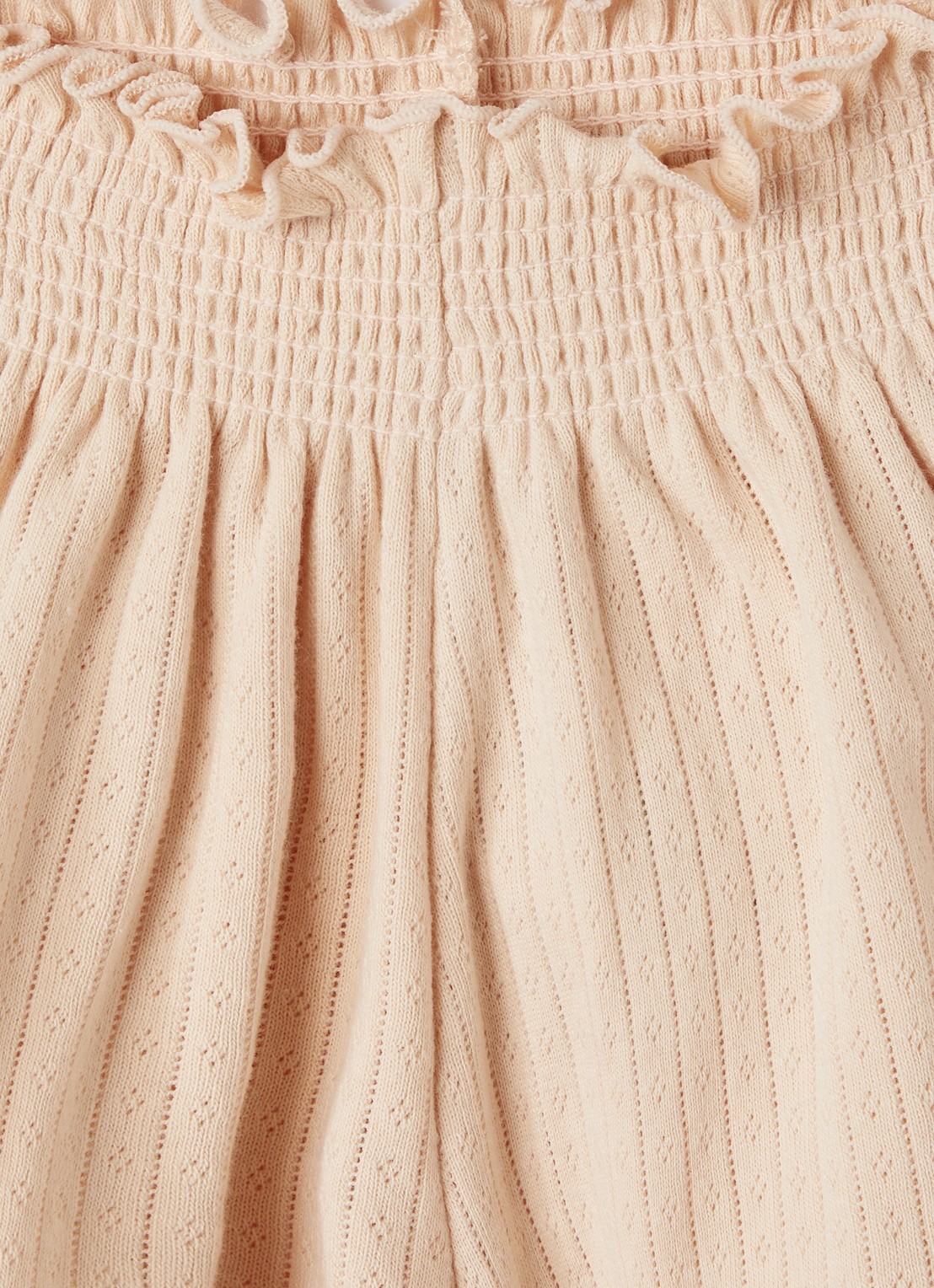 Konges Sløjd Minnie loose fit korte broek - detail 3 beige