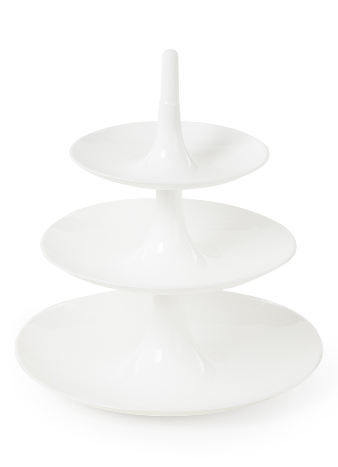 Koziol Babell L etagère 34 cm - voorkant 2 wit