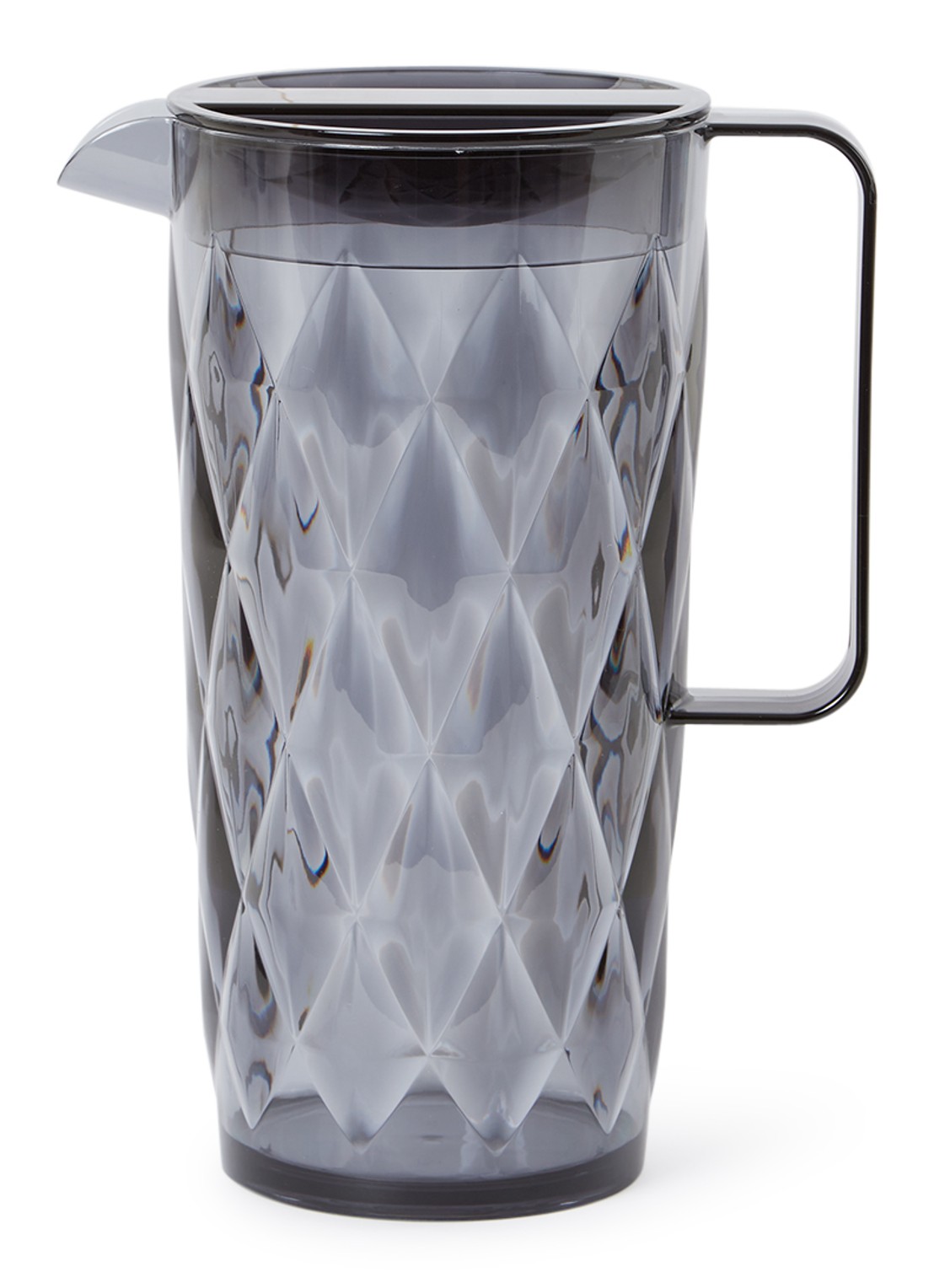 Koziol Pitcher waterkan 1,6 liter  - voorkant 2 grijs