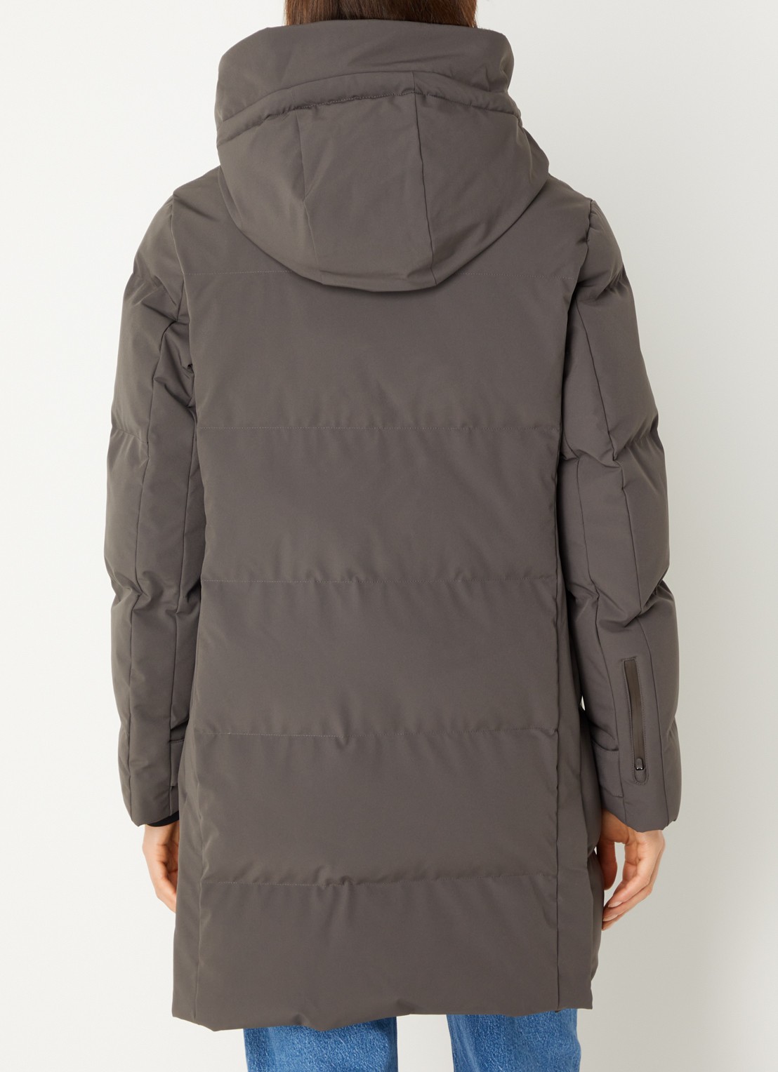 Krakatau Cassini gewatteerde parka met capuchon - achterkant 4 bruin