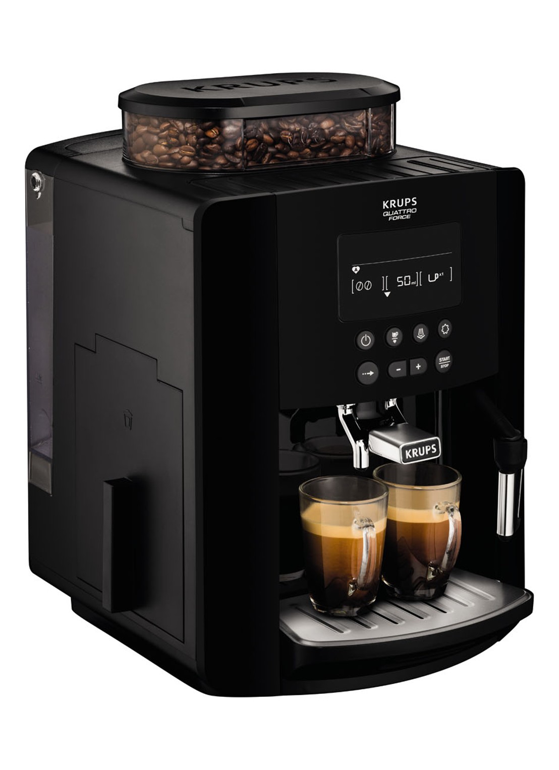 Krups Arabica espressomachine EA8100 - detail 3 zwart