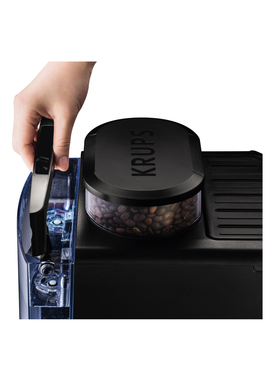 Krups Arabica espressomachine EA8100 - detail 5 zwart