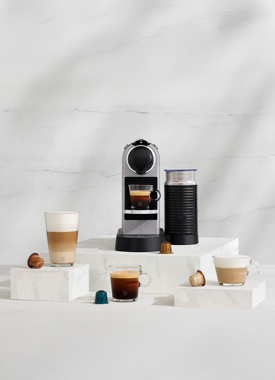 Krups Citiz & Milk Nespresso machine XN760B - detail 4 zilver