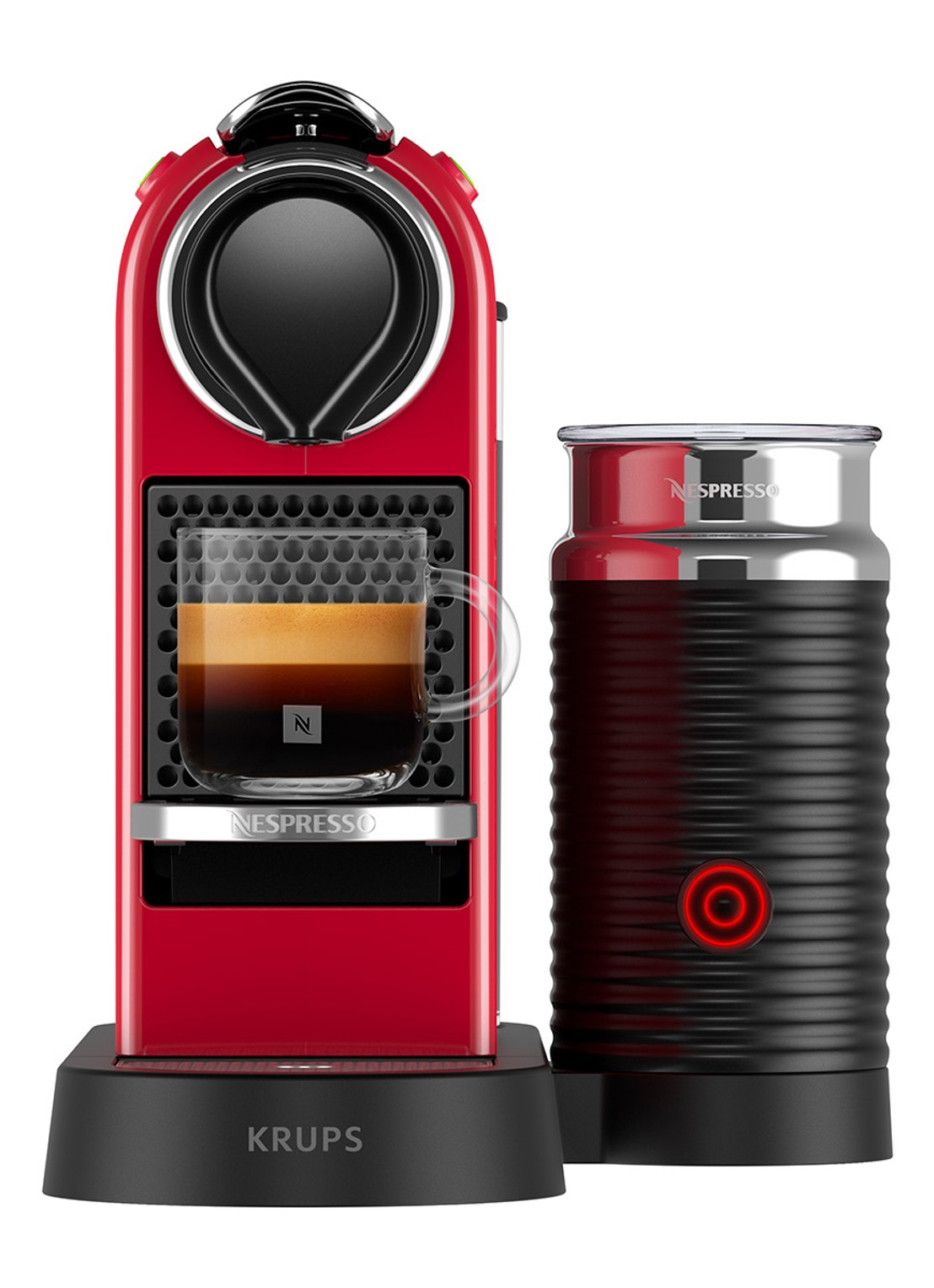Krups CitiZ & Milk Nespresso machine - detail 8 kersenrood