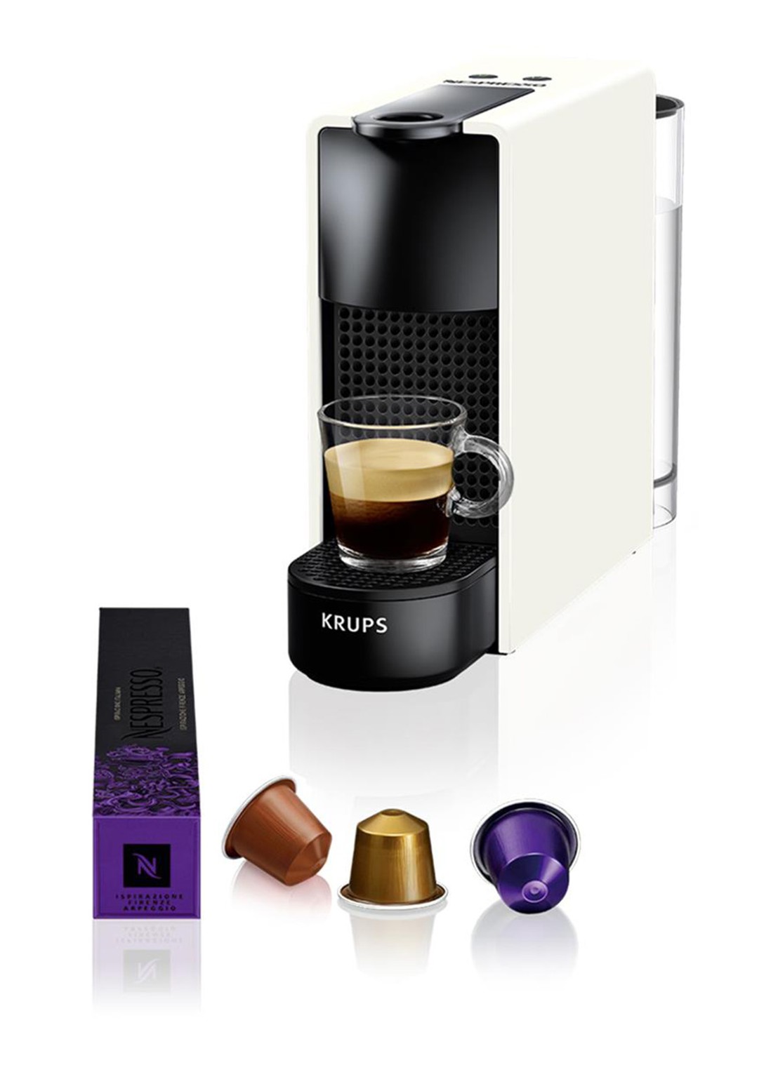 Krups Essenza Mini Nespresso machine XN1101 - voorkant 2 wit