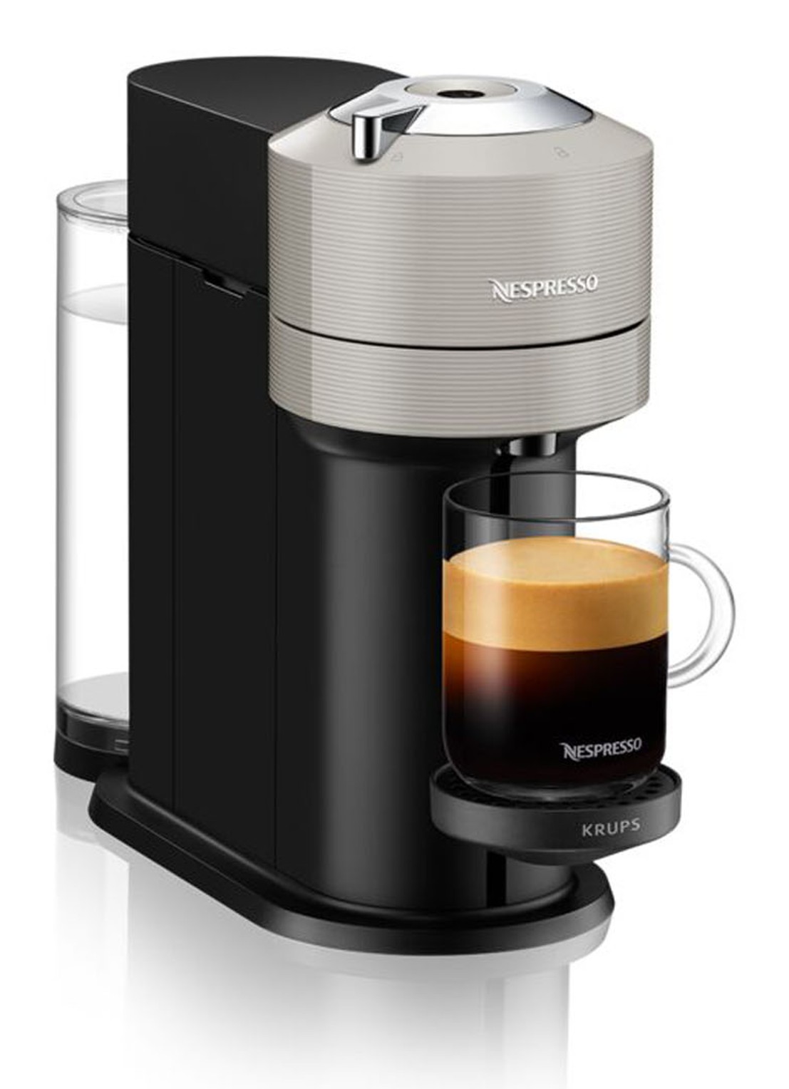 Krups Vertuo Next Nespresso machine & Aeroccino melkopschuimer XN911B - detail 6 lichtgrijs