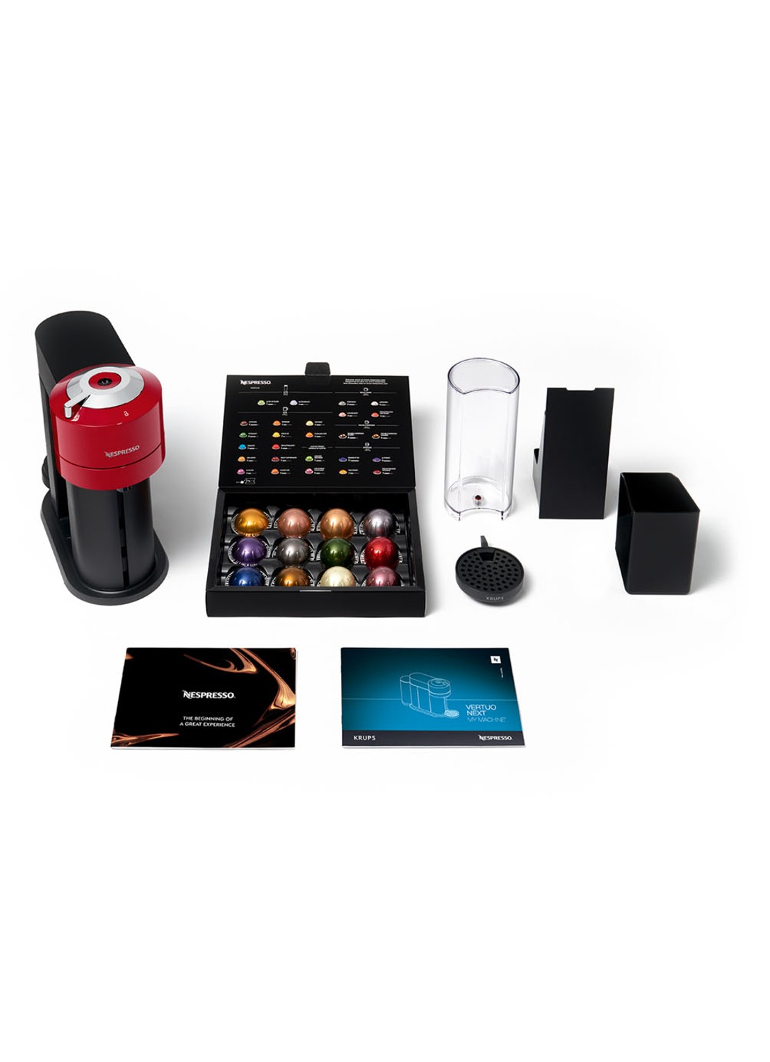 Krups Vertuo Next Nespresso machine XN9105 - detail 7 cranberryrood