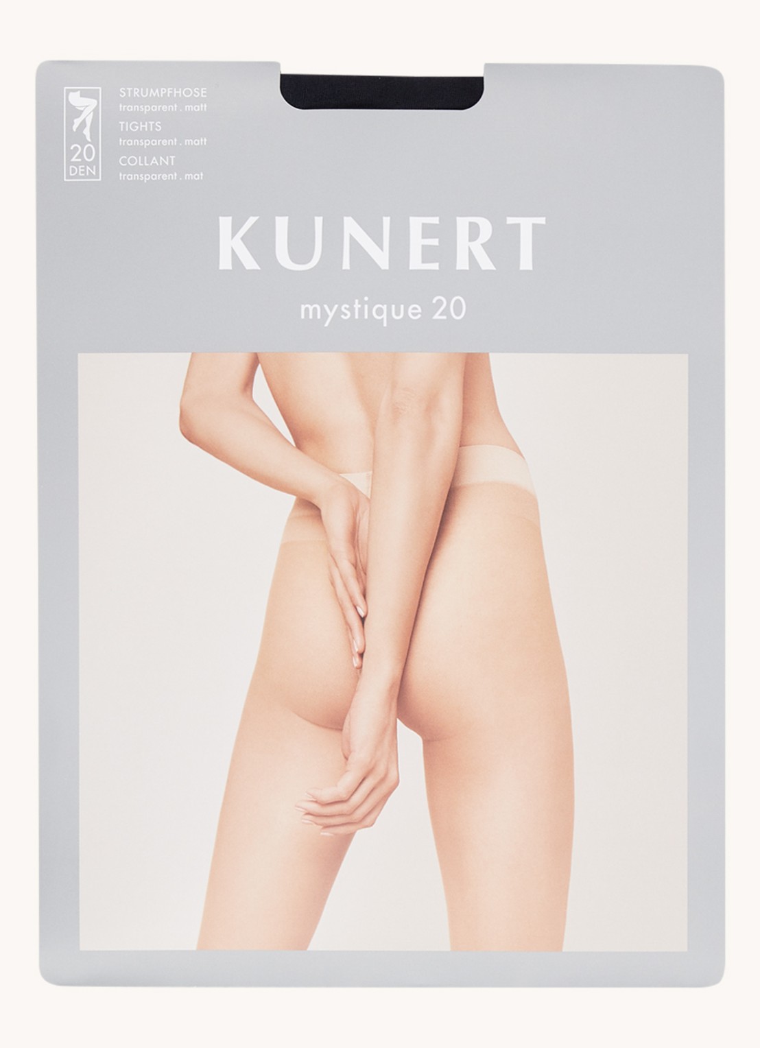 Kunert Mystique panty in 20 denier - voorkant donkerblauw