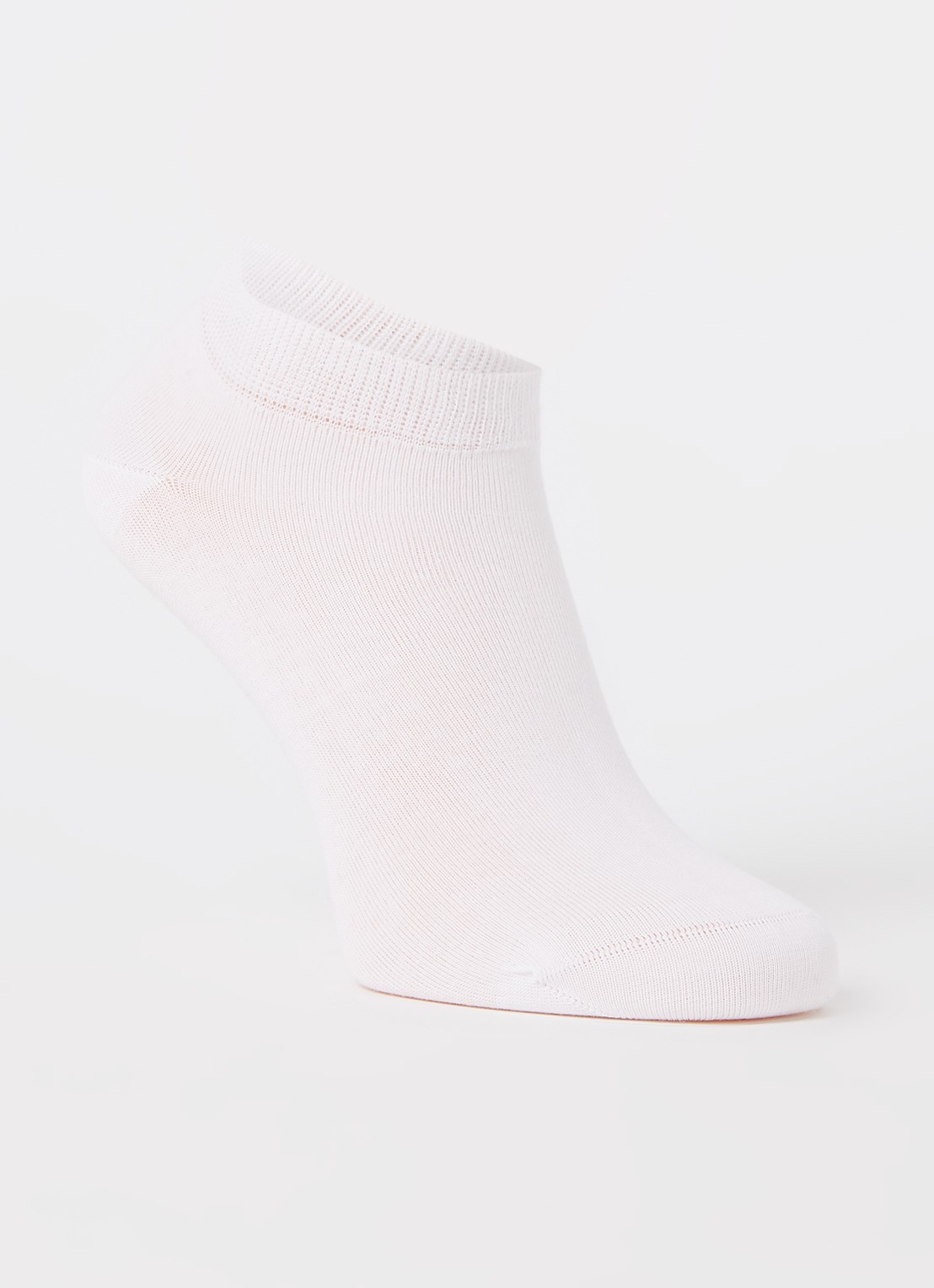 Kunert Sneakersokken in  katoenblend - voorkant 2 wit