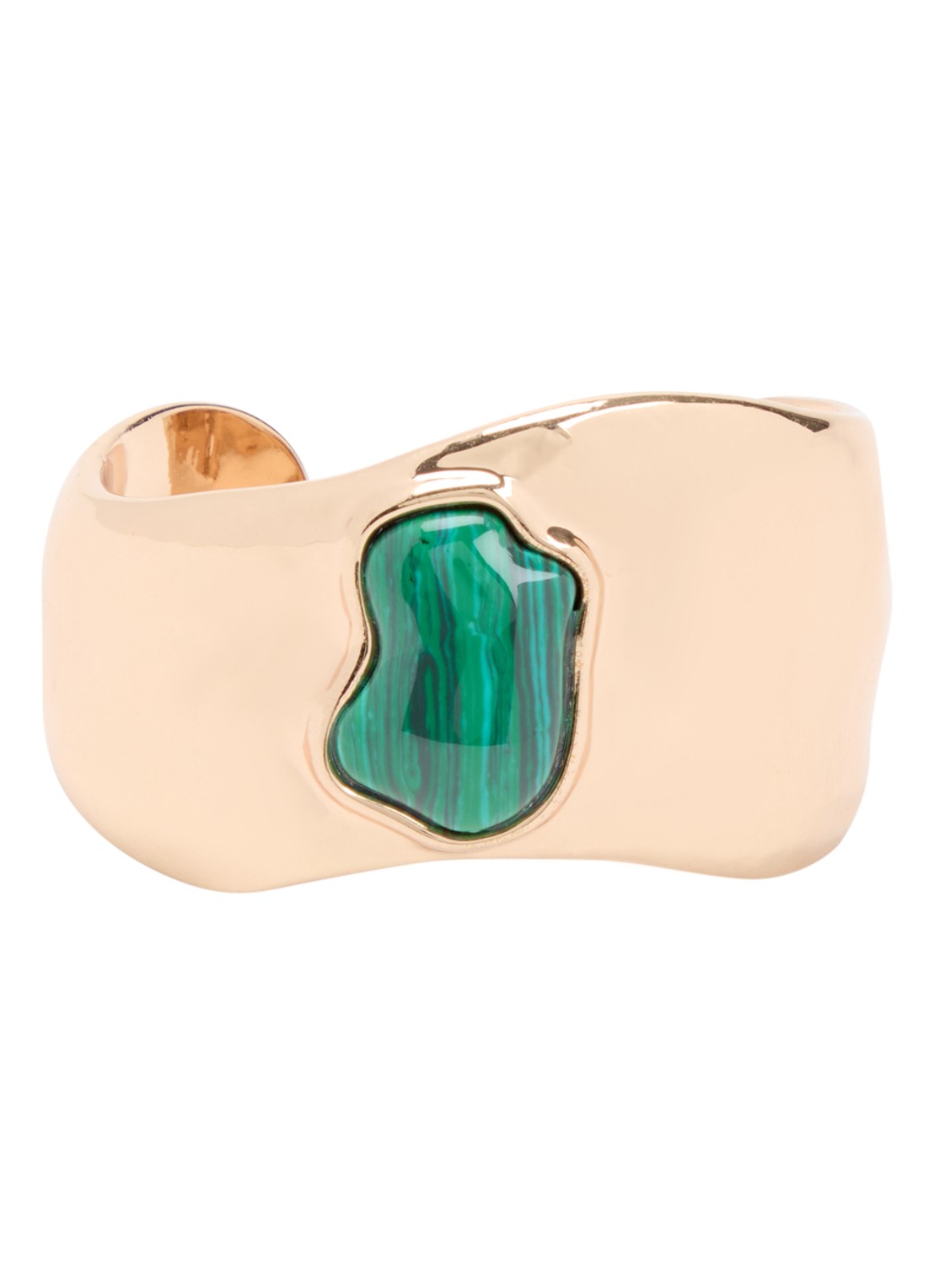 Kurt Geiger Bangle met kristal - voorkant goud