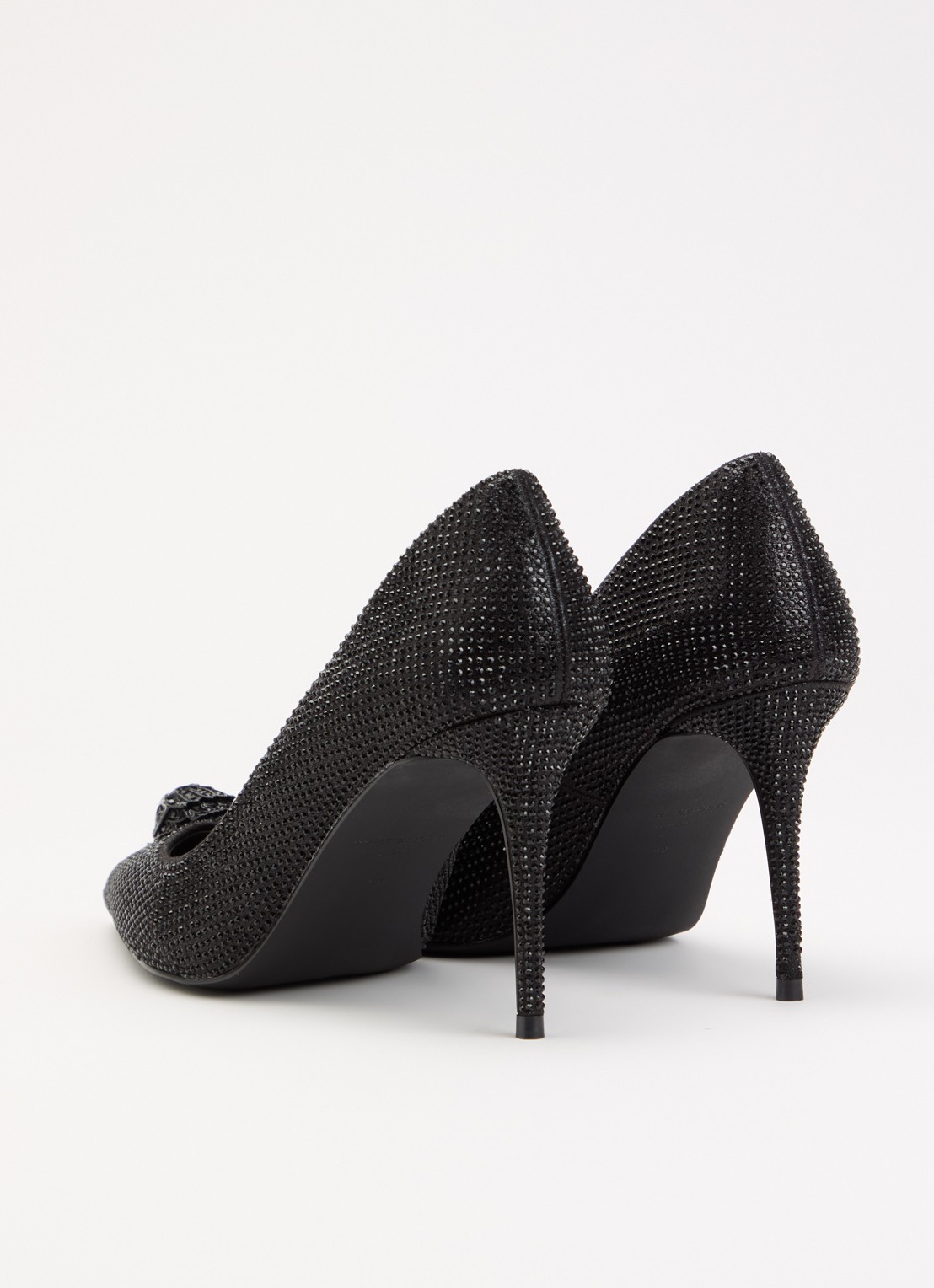 Kurt Geiger Belgravia Eagle Court pump met strass - achterkant 5 zwart