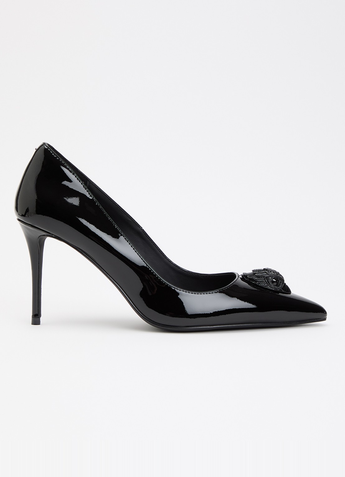 Kurt Geiger Belgravia pump met logo - voorkant zwart